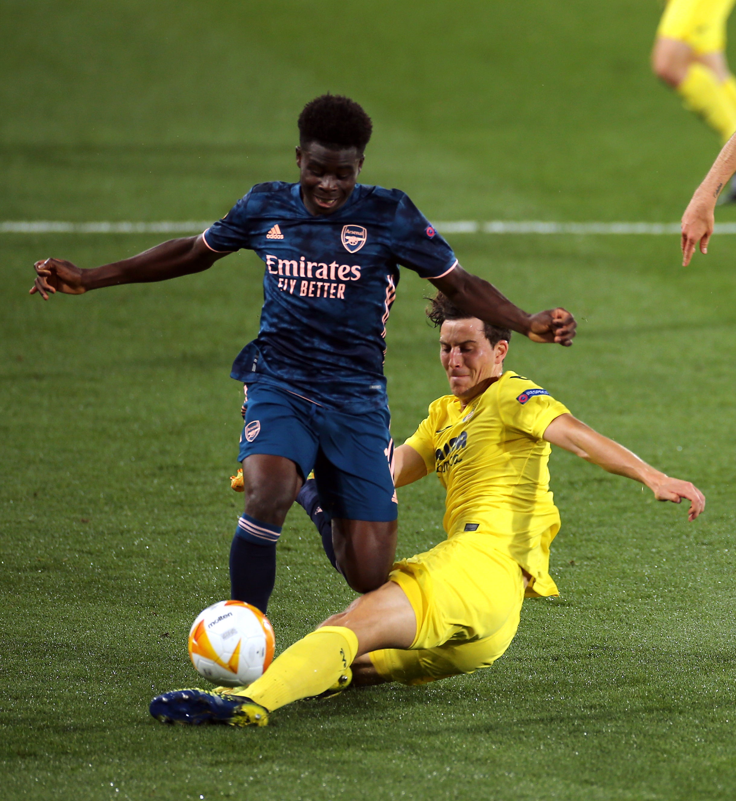 Villarreal's Pau Torres, right, is fully focused on Wednesday night's final