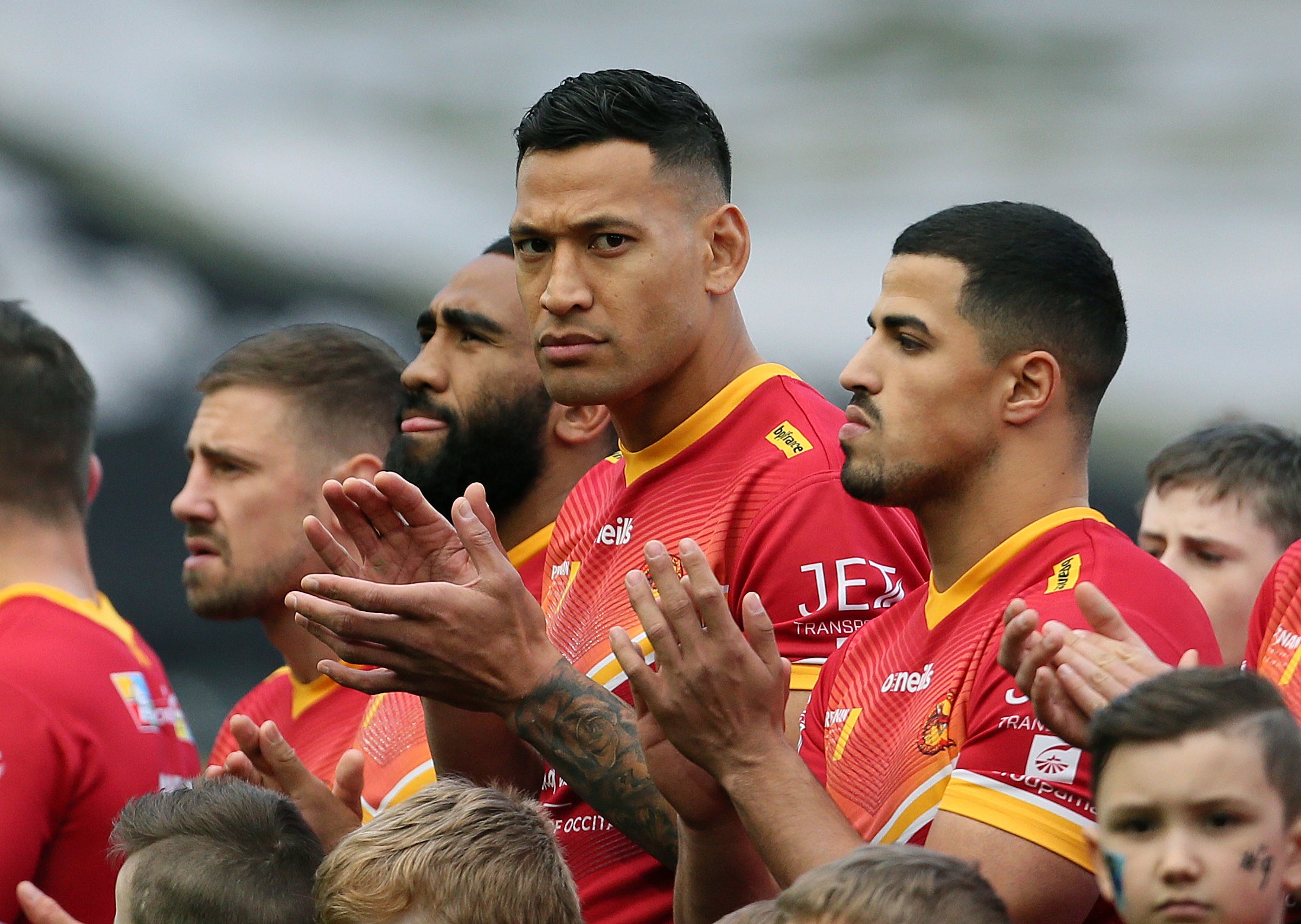 Israel Folau's future remains in limbo after Queensland Rugby League blocked his registration until he is released by Catalans Dragons