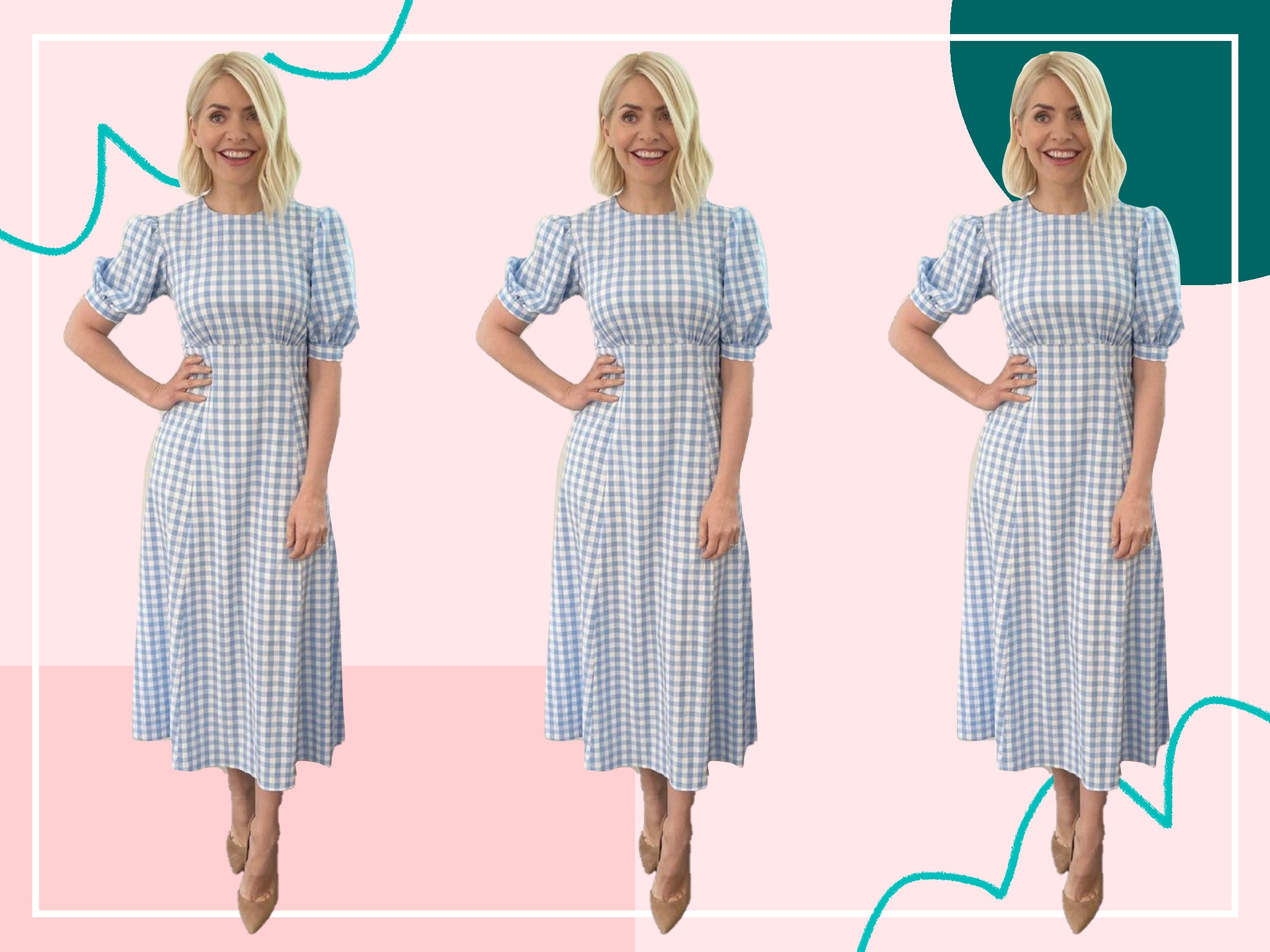 Go for gingham with Holly’s sustainable dress