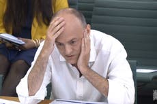 Thousands of people could run the country better than ‘out of depth’ Boris Johnson, says Dominic Cummings