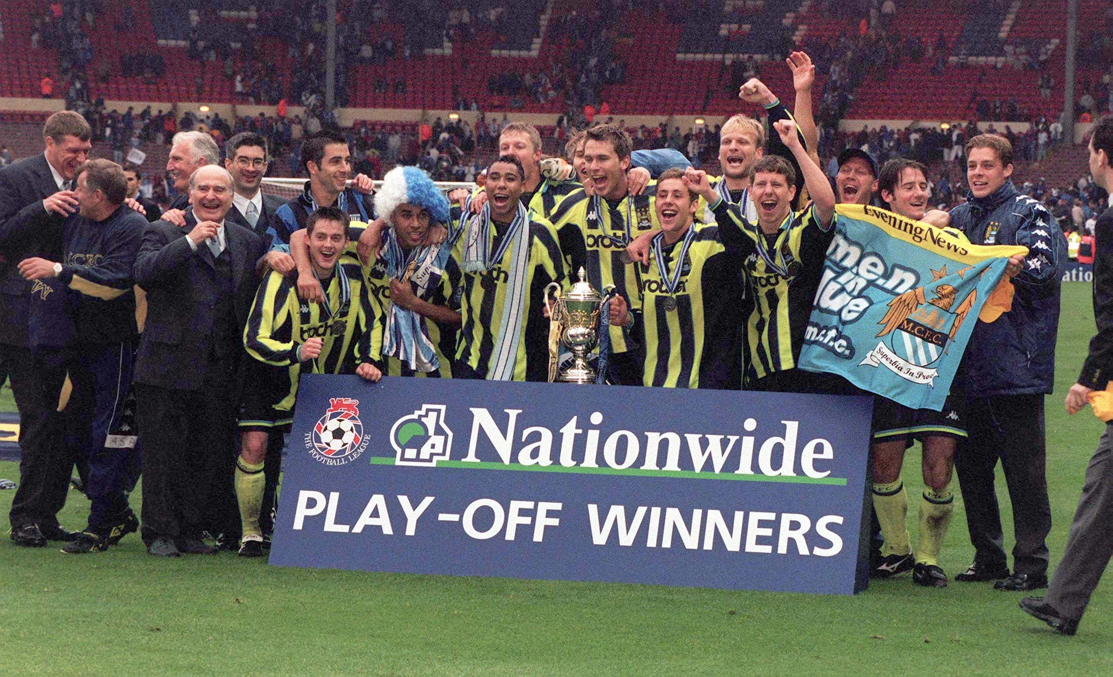 Champions League finalists Manchester City were playing in the Second Division play-off final in 1999