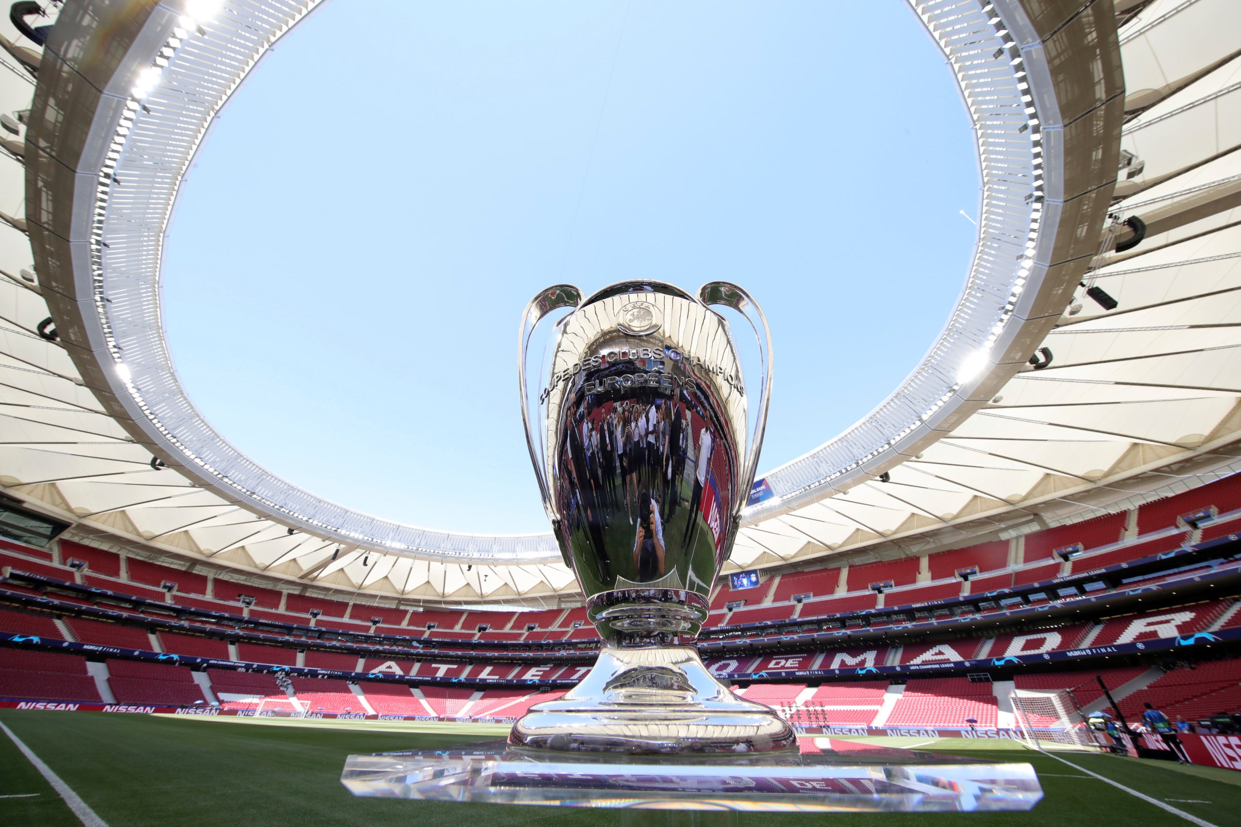 The Champions League trophy