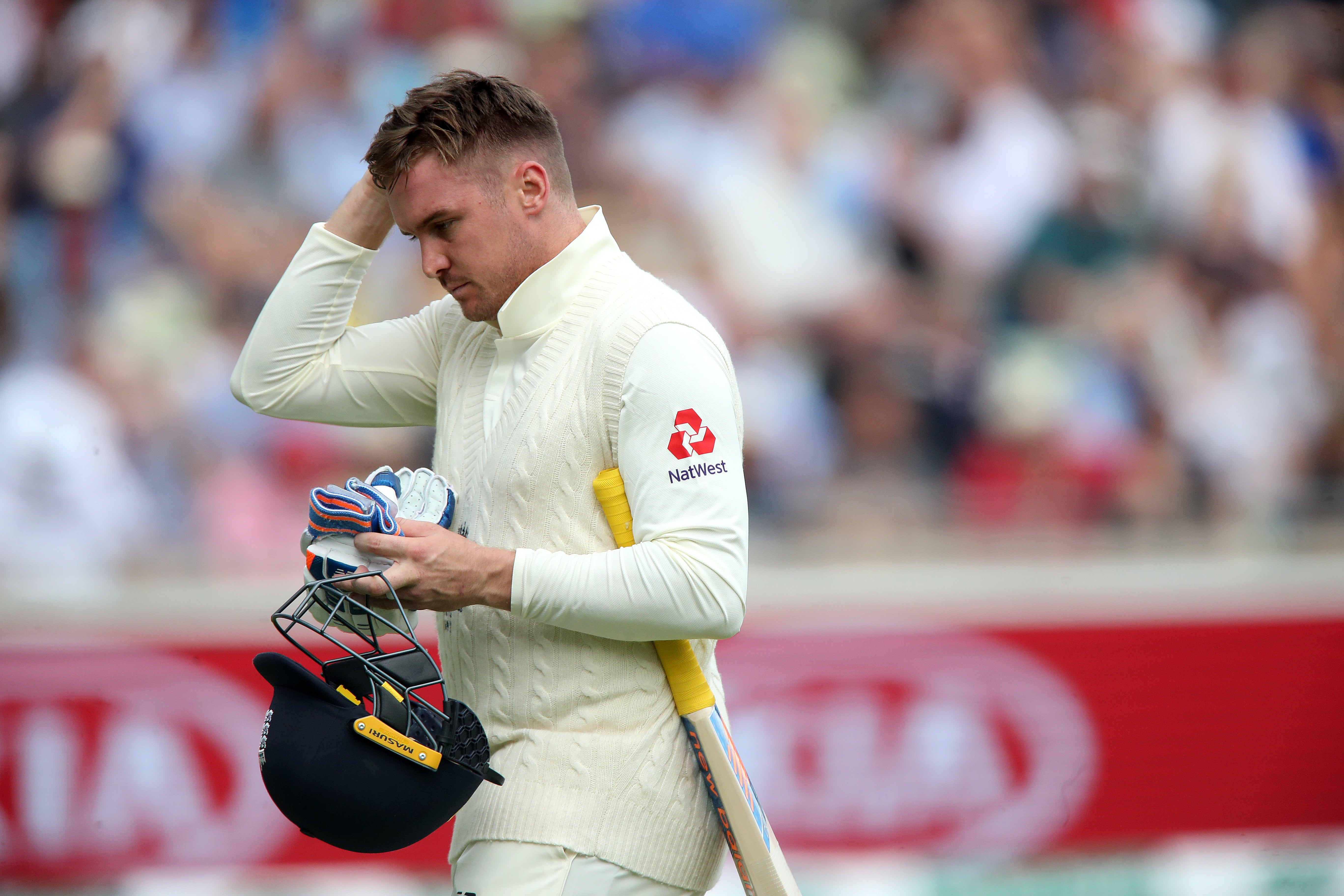 Batted back - Jason Roy suffered an unusual injury last summer