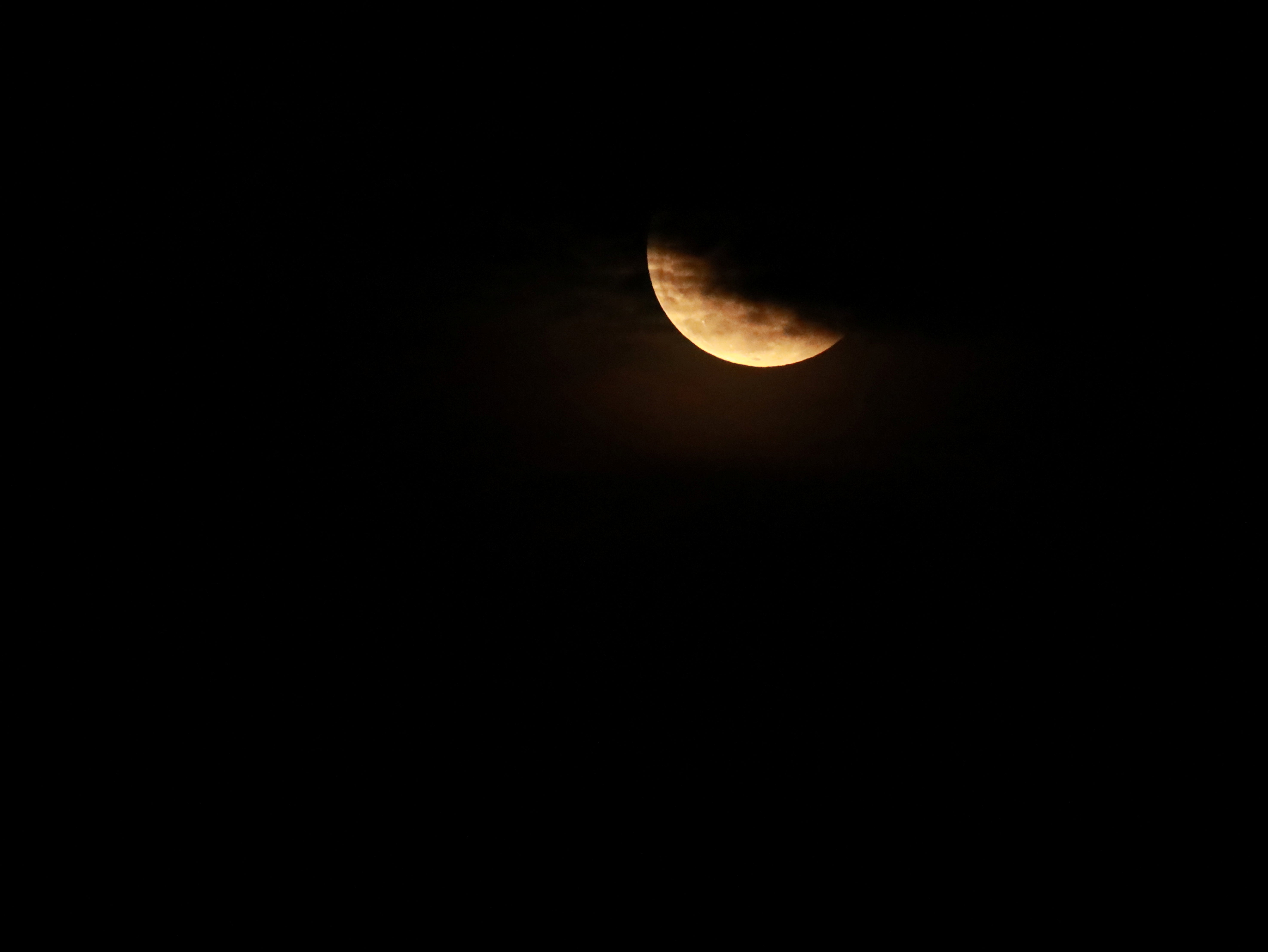 The moon over Bangkok, Thailand, on Wednesday 26 May 2021