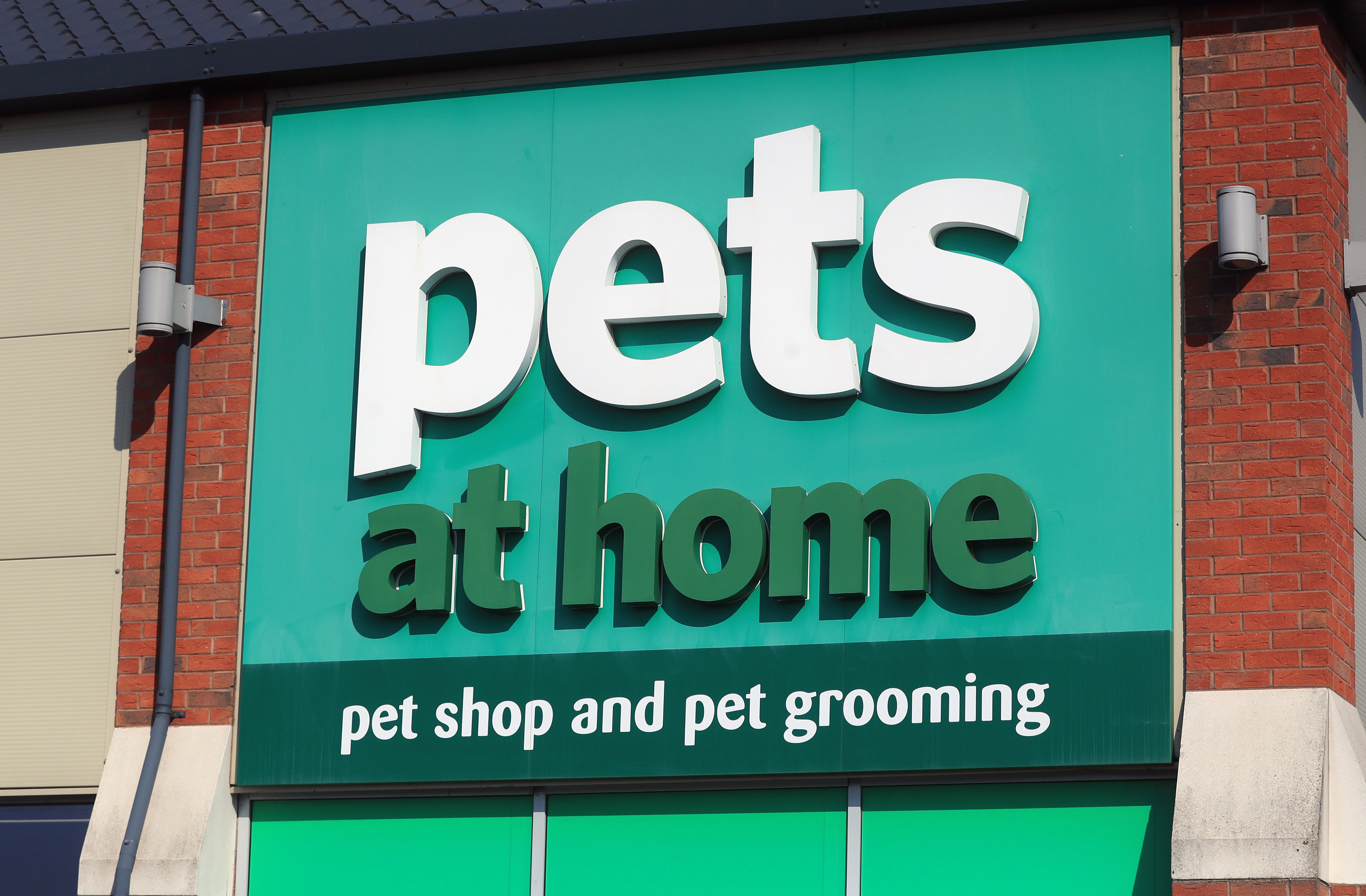 A Pets at Home sign