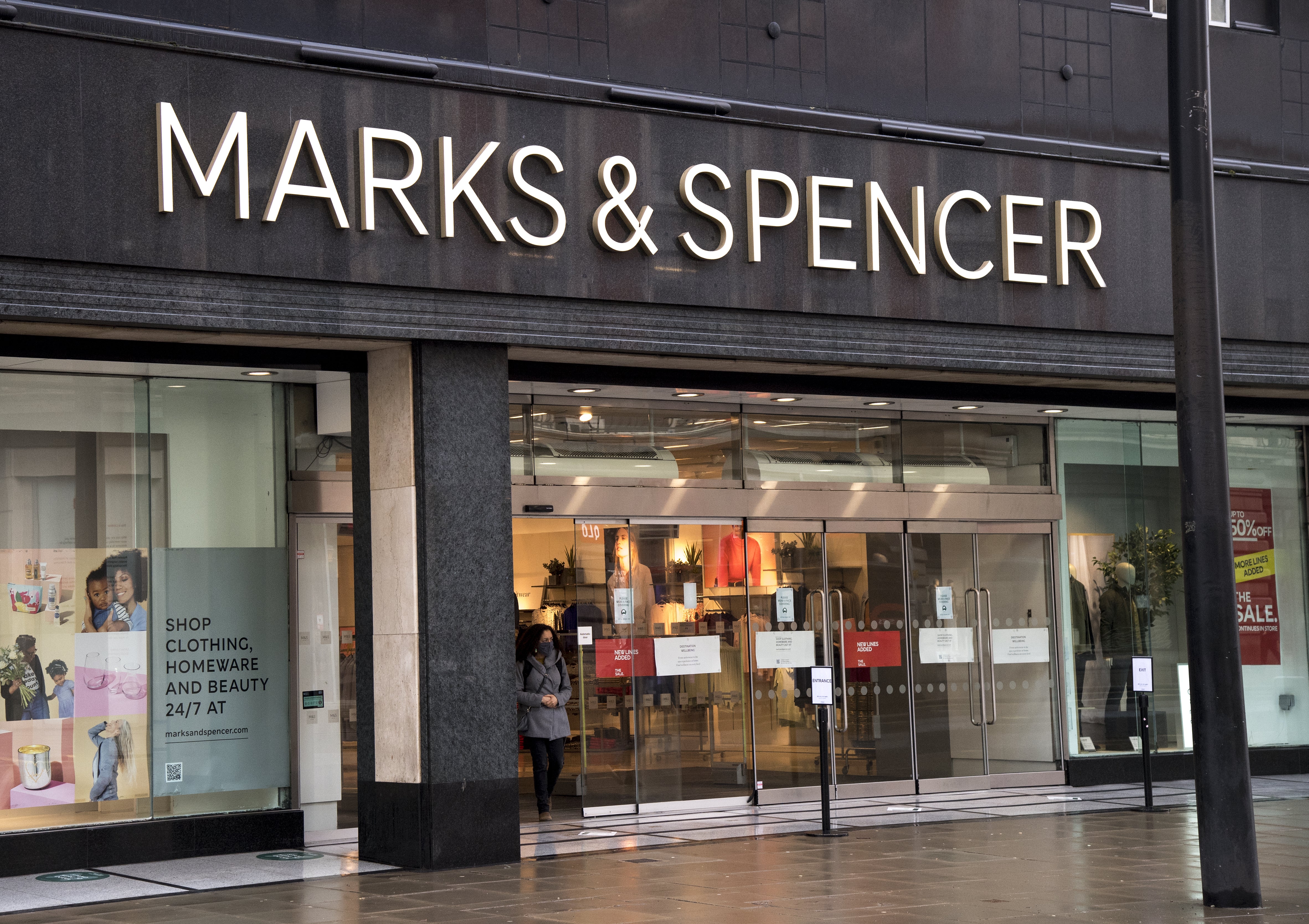 A Marks & Spencer store