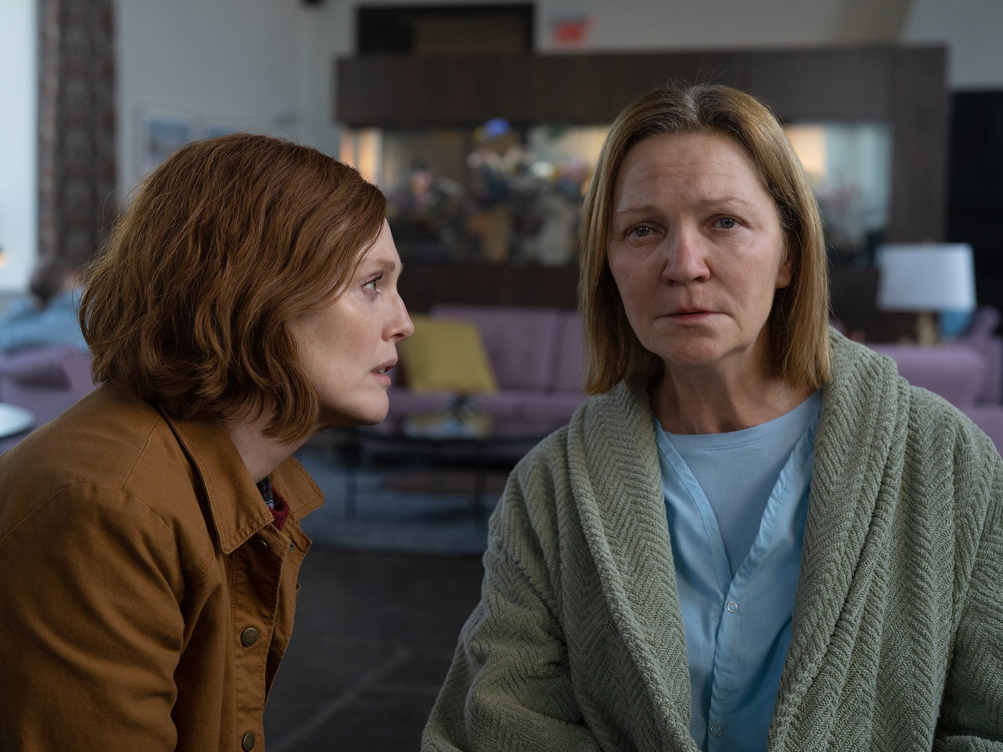 Catatonic: Allen and Julianne Moore in ‘Lisey’s Story’