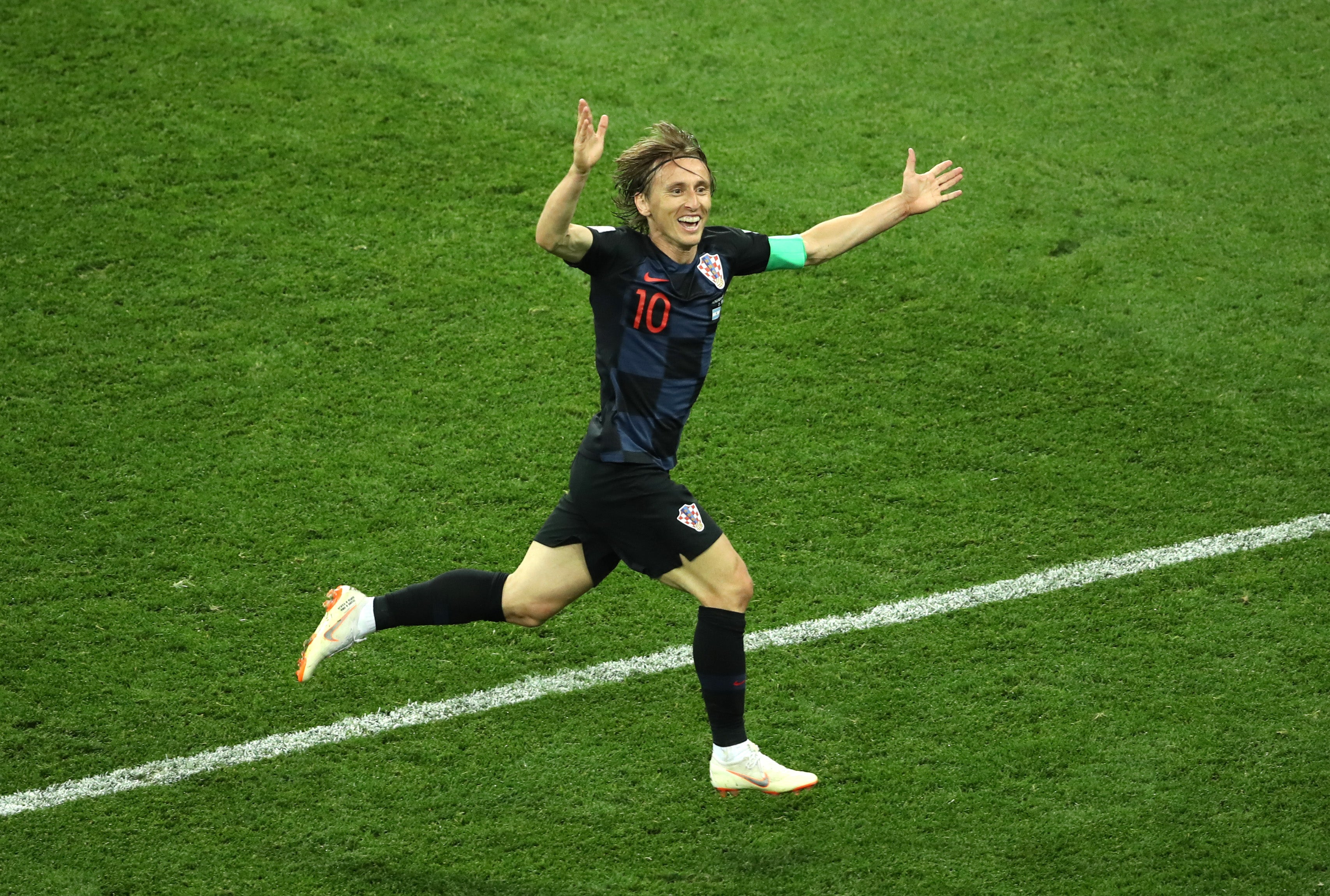 Luka Modric won the player of the tournament award for his performances at the 2018 World Cup