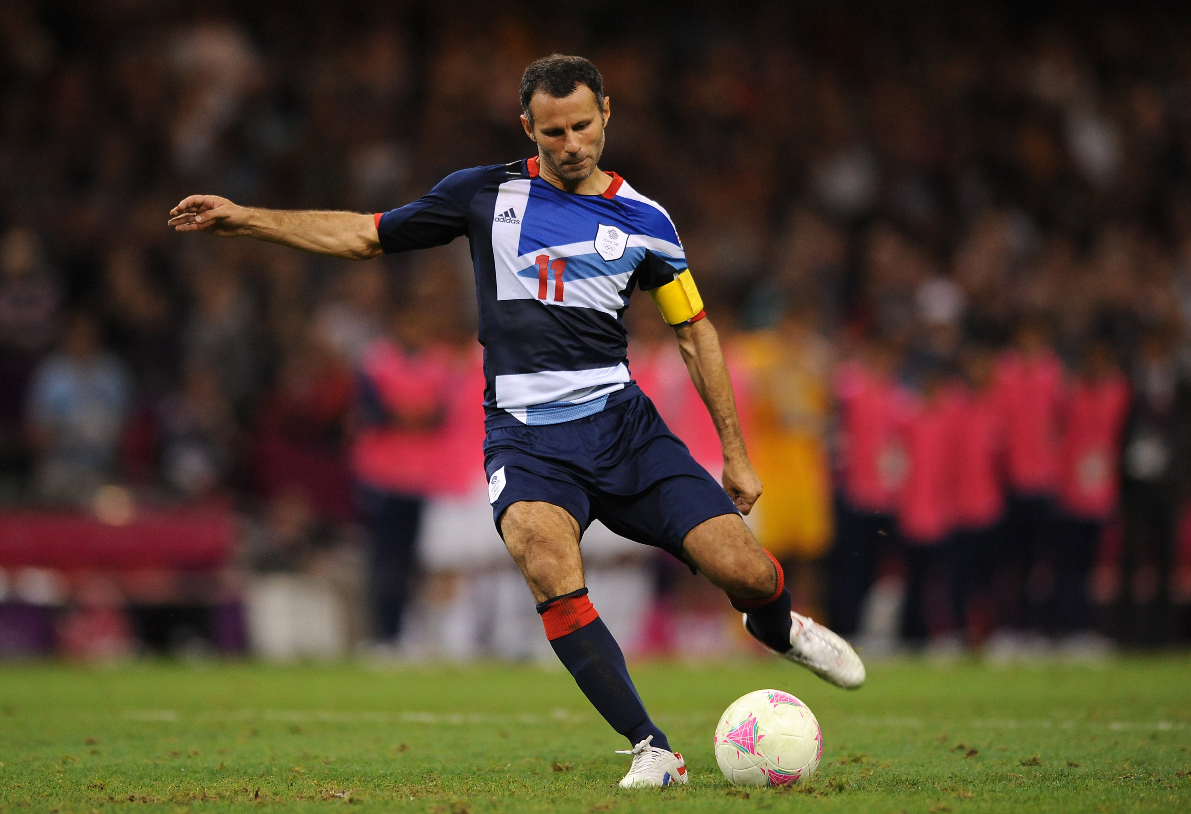 Ryan Giggs featured for the Great Britain men's football team in 2012