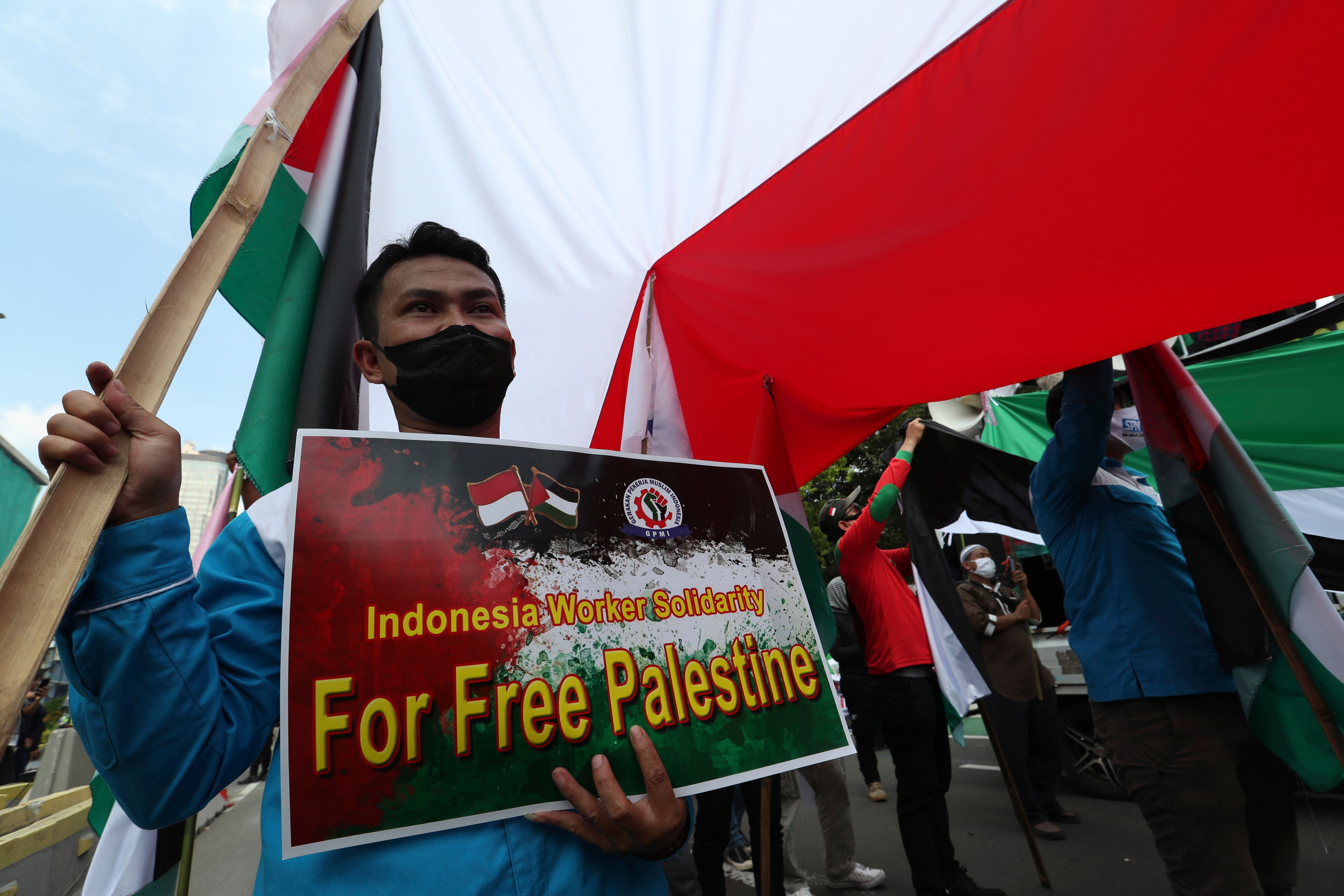 Indonesia Israel Protest