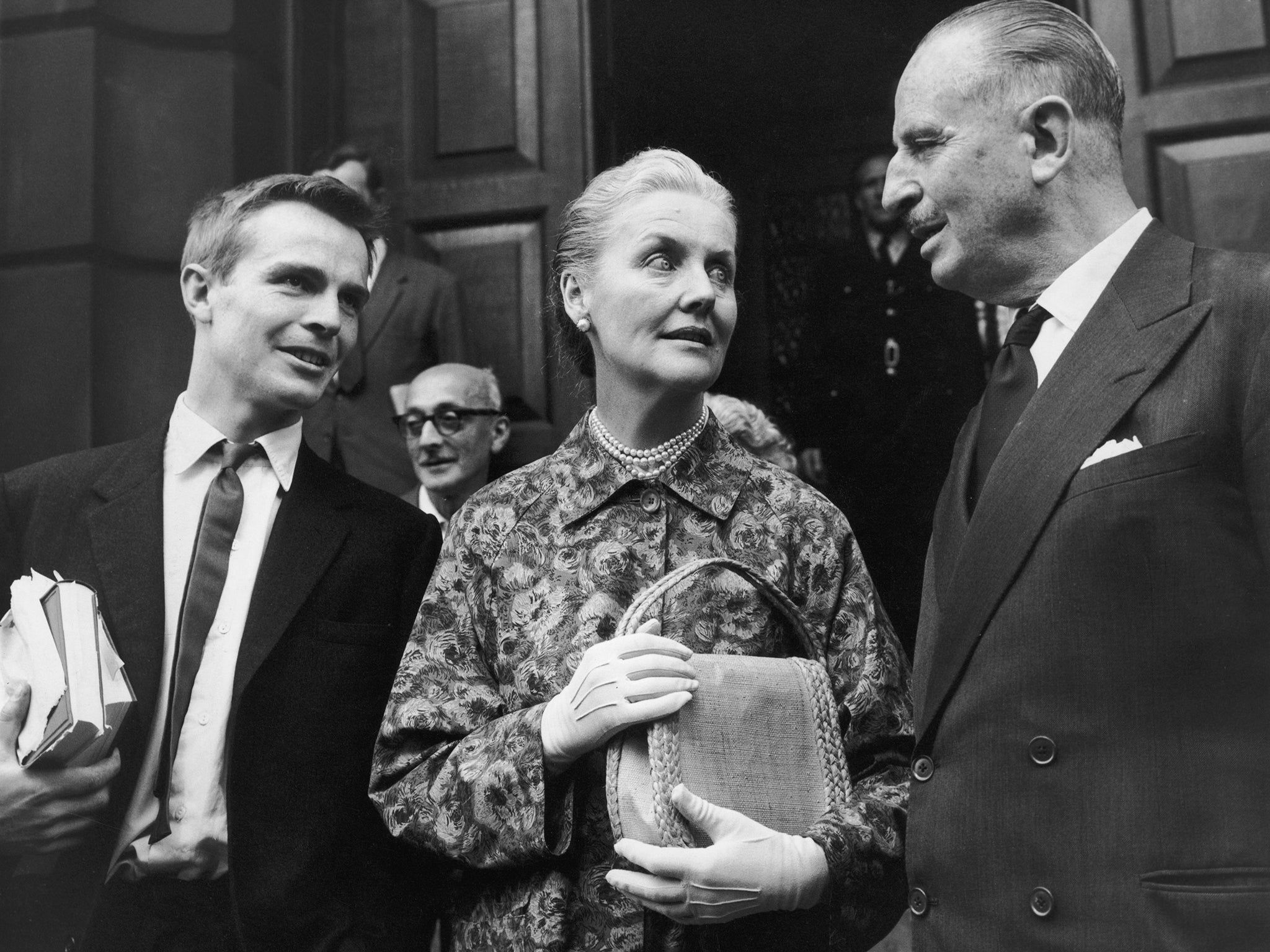 Mosley with his parents, Diana and Sir Oswald, in 1962