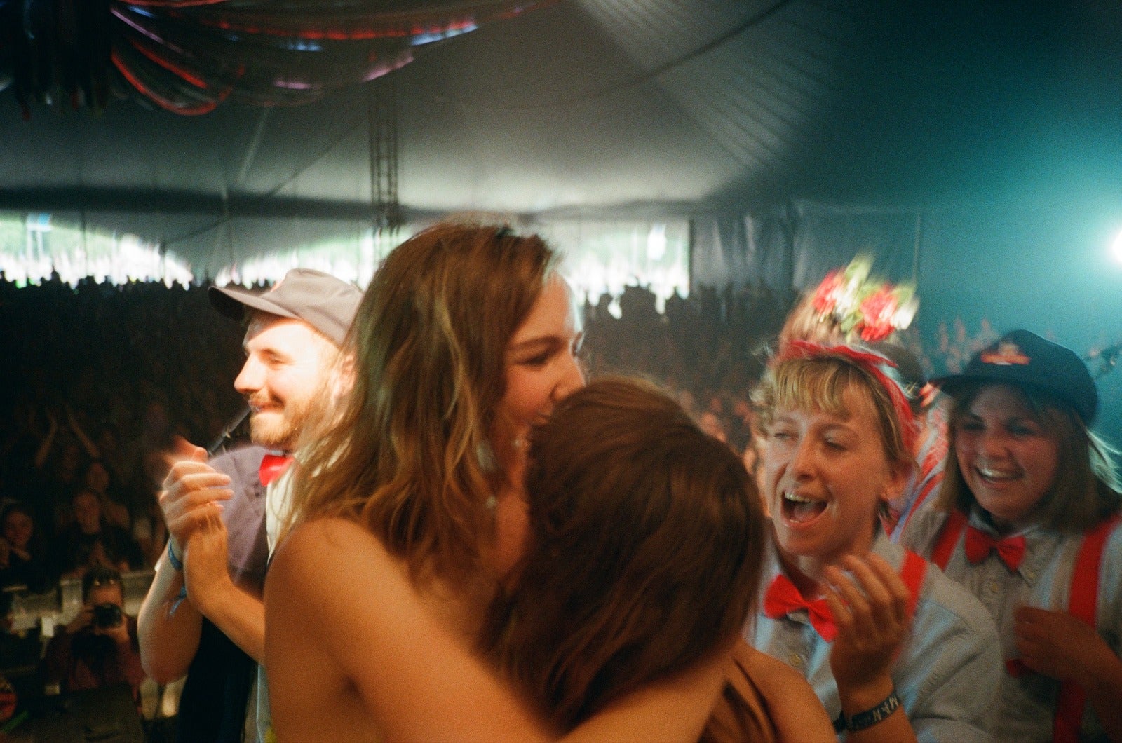 Jules gets engaged onstage at Green Man