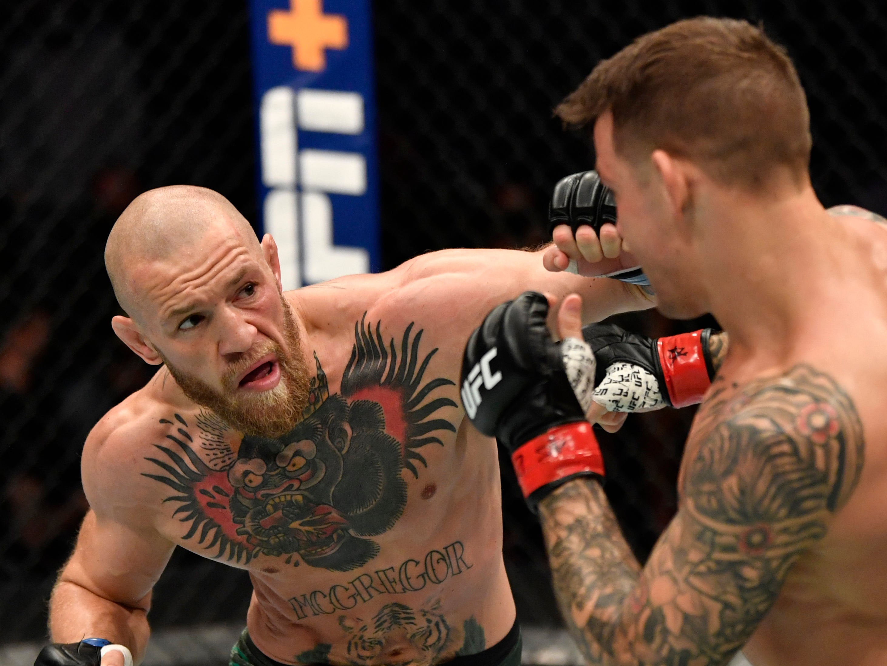 Conor McGregor launches X-rated rant at Dustin Poirier ahead of trilogy fight