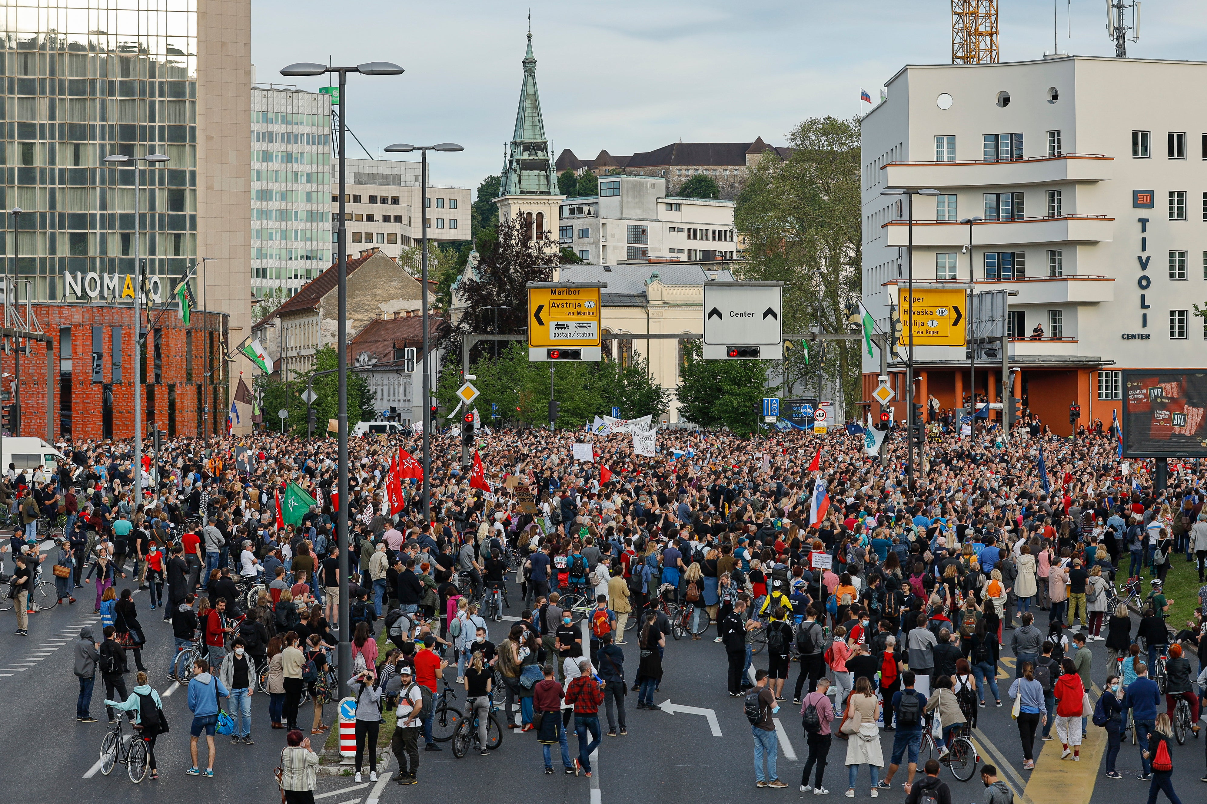 Slovenia Protest