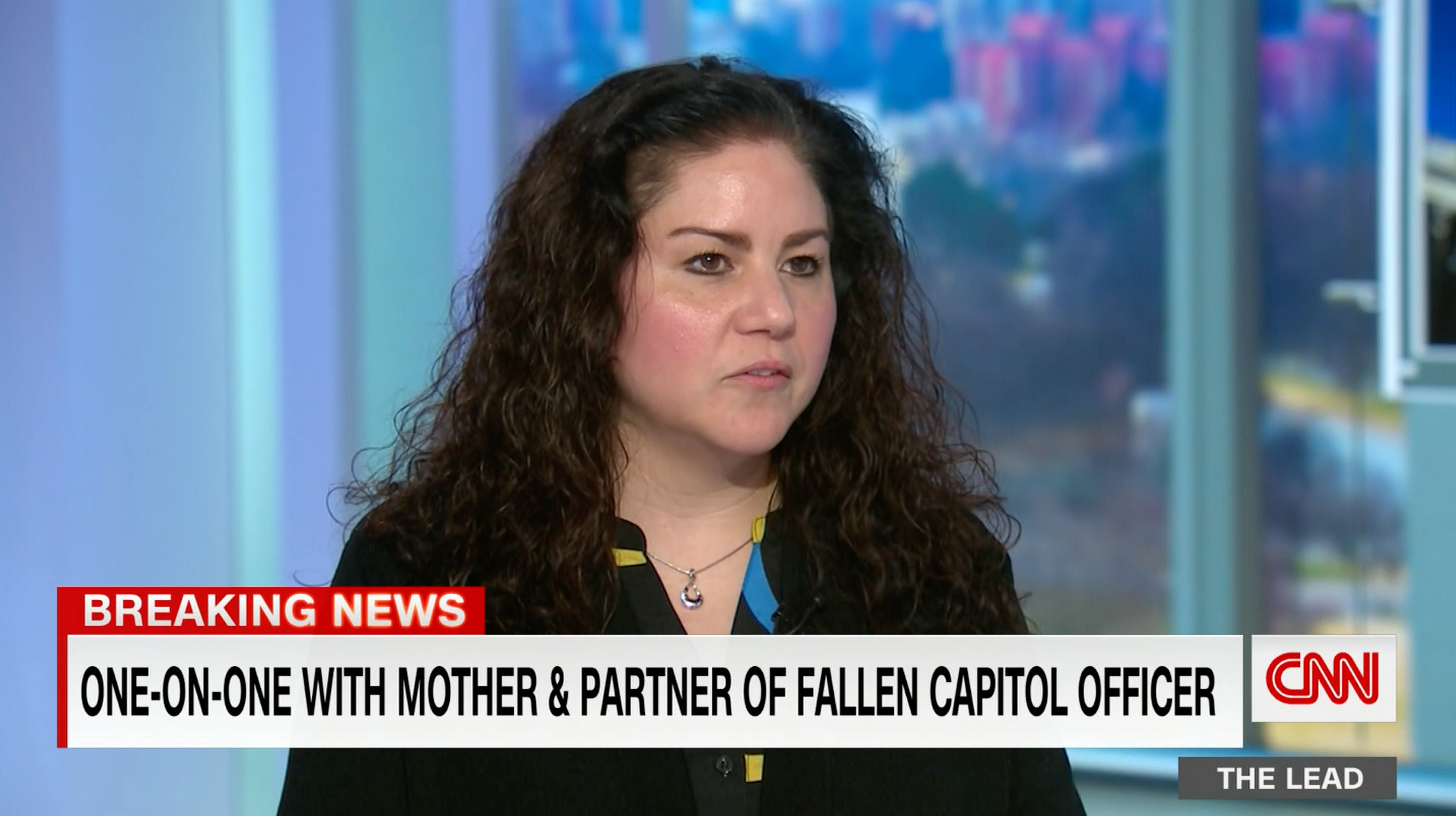 Sandra Garza, girlfriend of fallen Capitol Police officer Brian Sicknick, criticized Senate Republicans for voting down a commission to investigate the Capitol riot