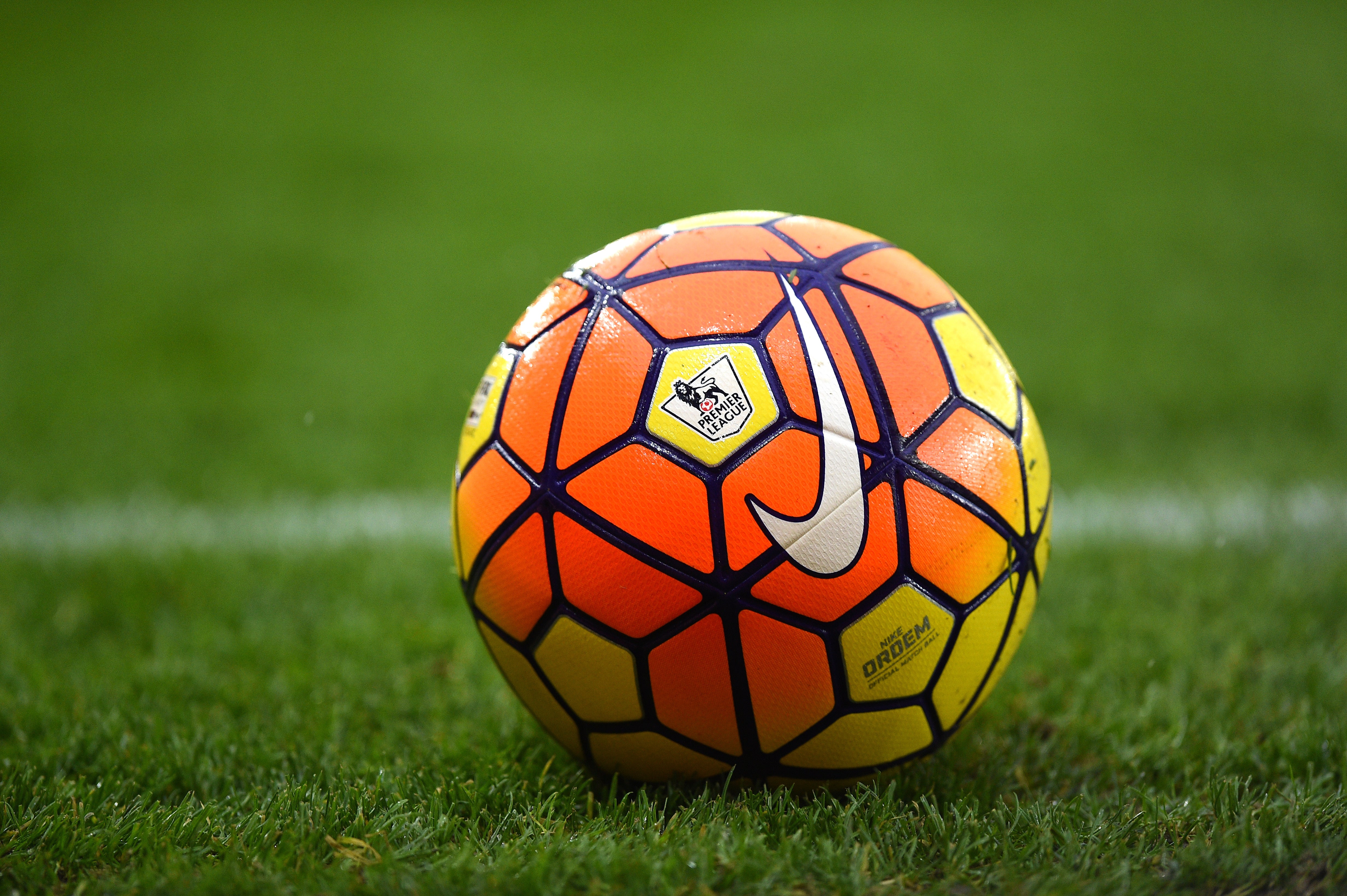 A general view of a football