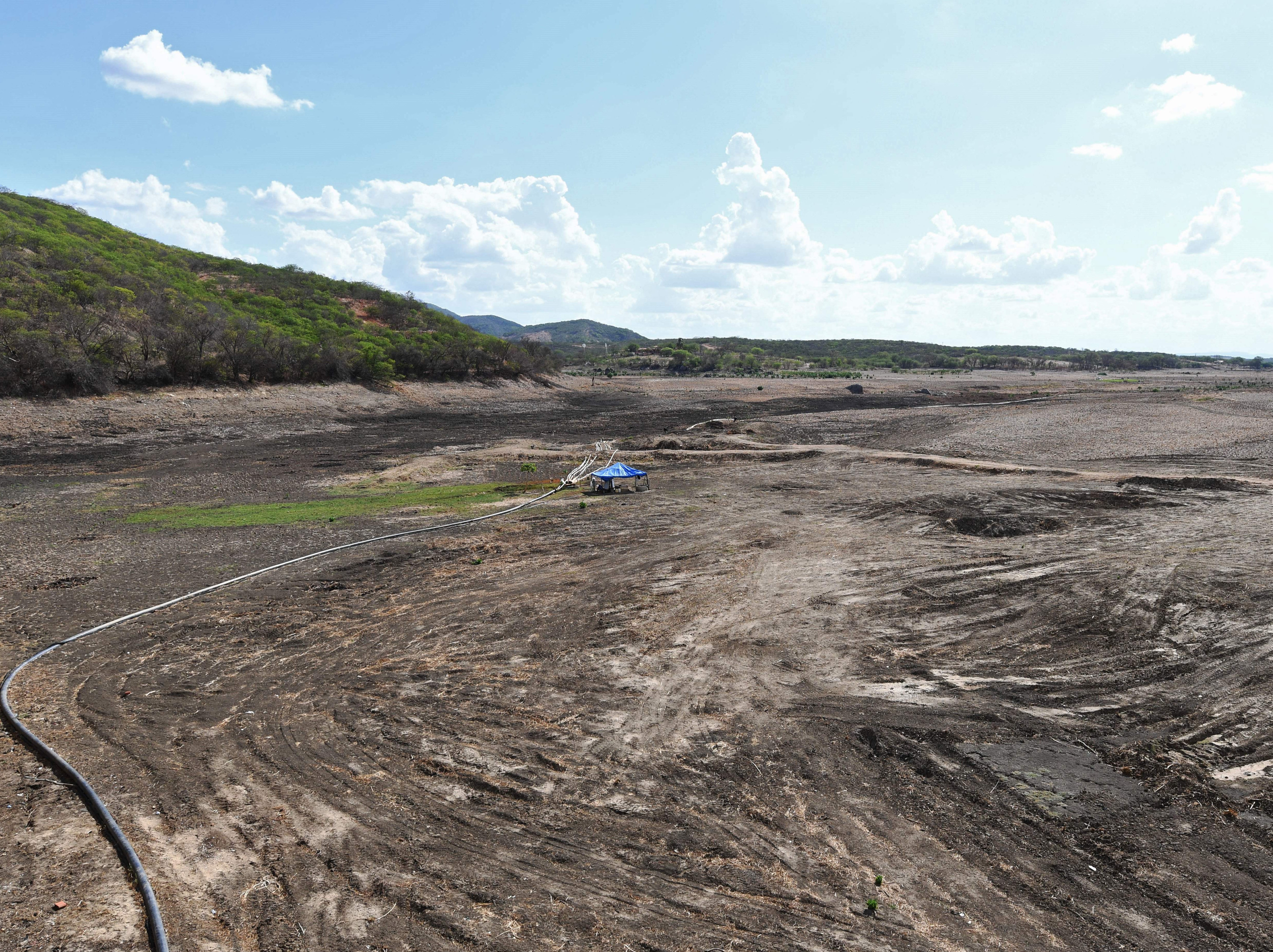 Brazil suffered a severe drought in 2017 (seen here in the northeastern state of Ceara) that damaged coffee and soy crops and led to energy and water rationing