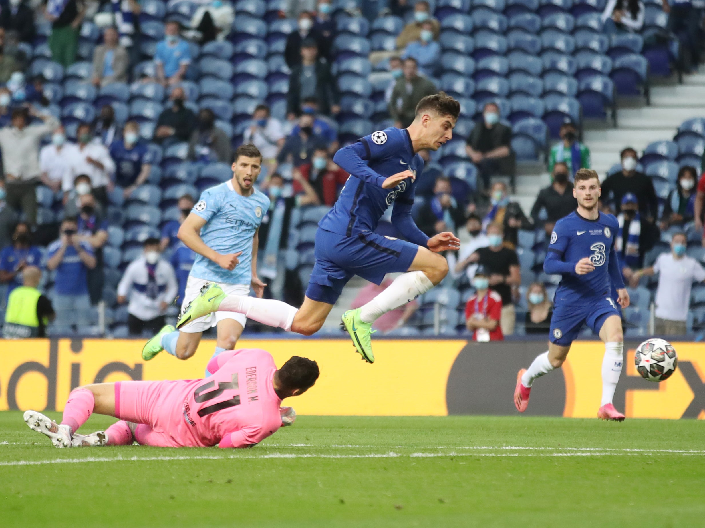 Kai Havertz scored the only goal of the game