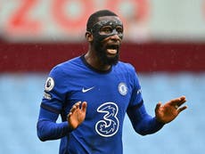 Why is Antonio Rudiger wearing a mask for Man City vs Chelsea in Champions League final tonight?