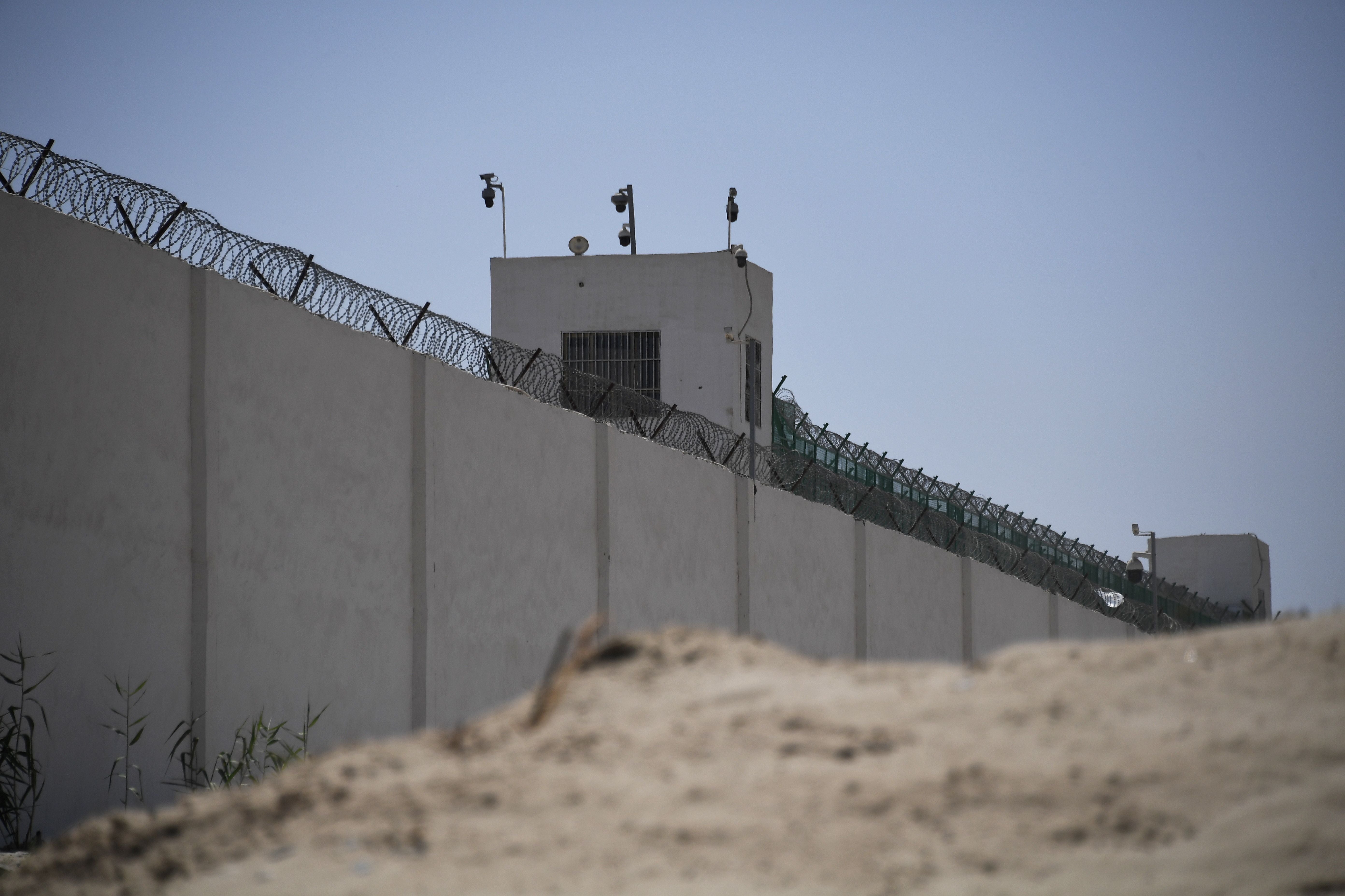 A ‘re-education’ camp near Hotan, Xinjiang region