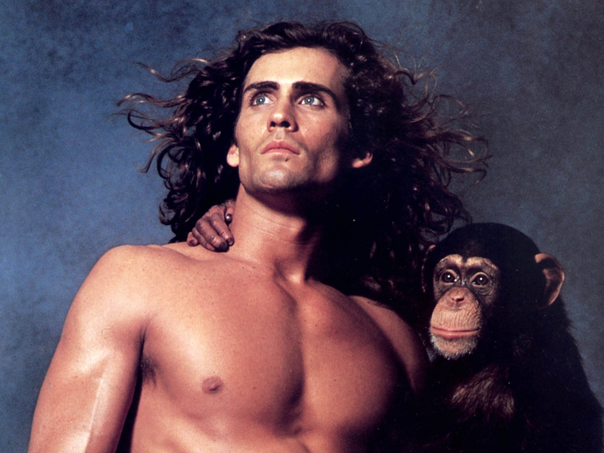 Joe Lara in a promotional image for Tarzan in Manhattan