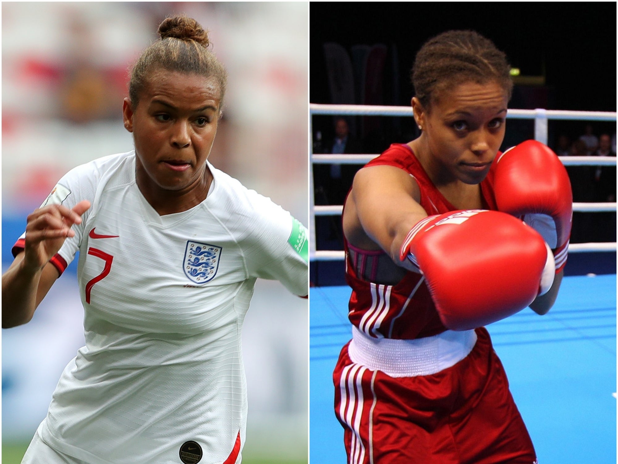 Nikita Parris and Natasha Jonas