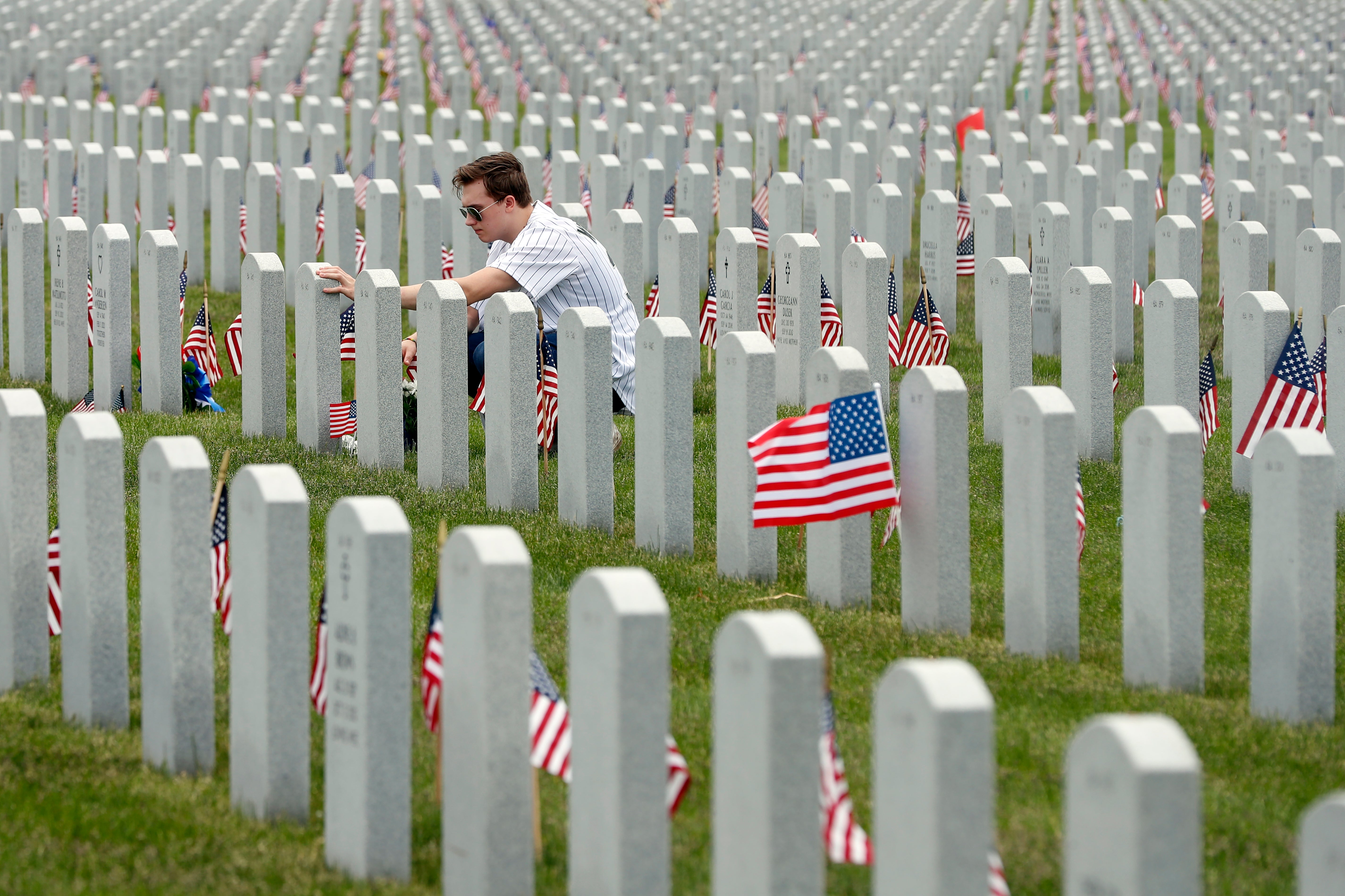 APTOPIX Memorial Day Illinois