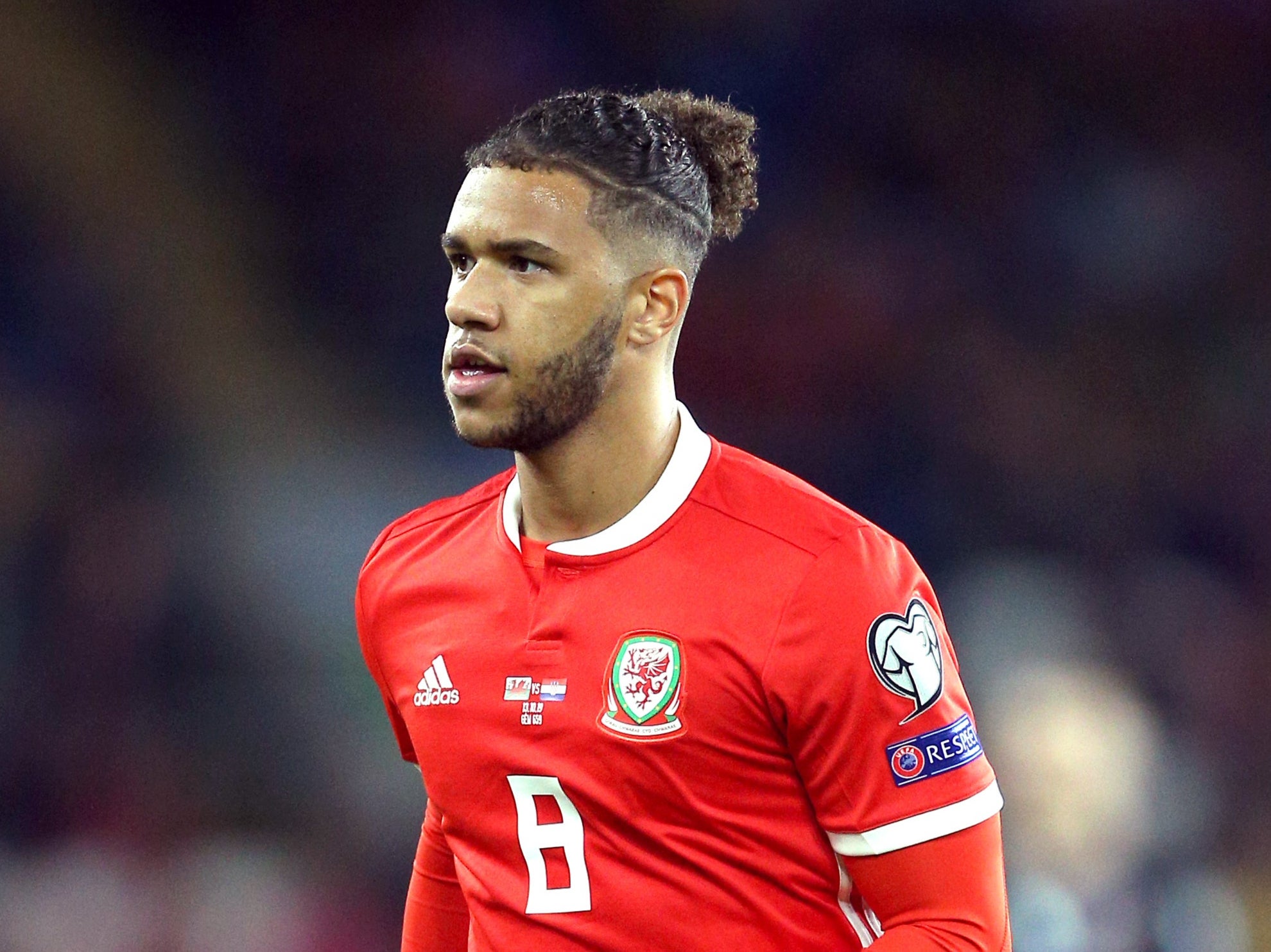 Wales striker Tyler Roberts