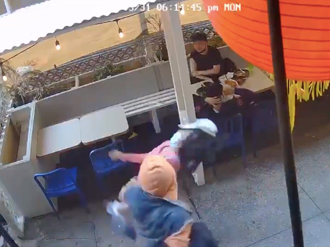 File image: A 55-year-old woman was punched unprovoked by a man in Chinatown