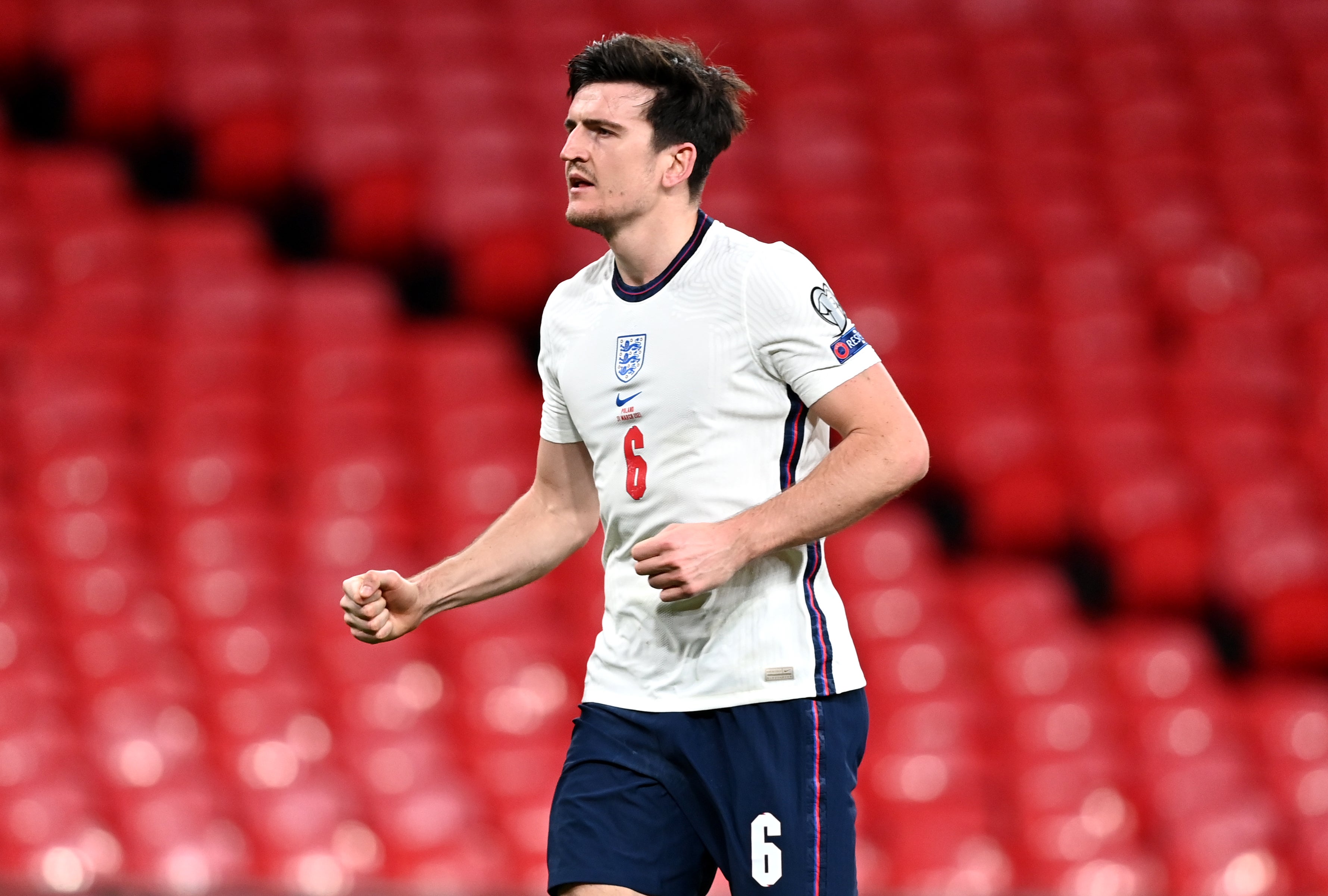 Harry Maguire will be hoping to overcome an ankle injury to play in the opening game.