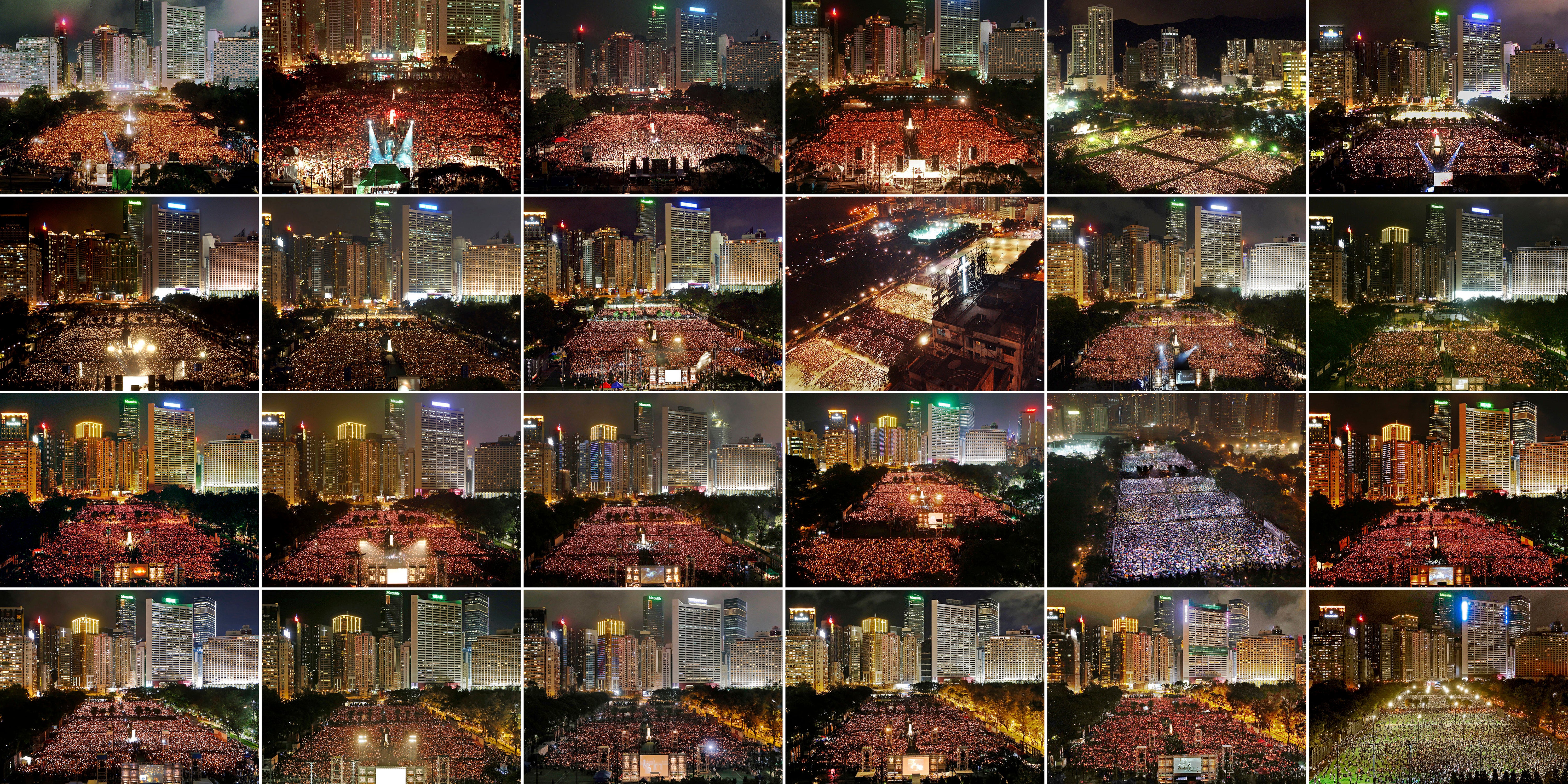 Hong Kong June 4 Vigil Photo Gallery