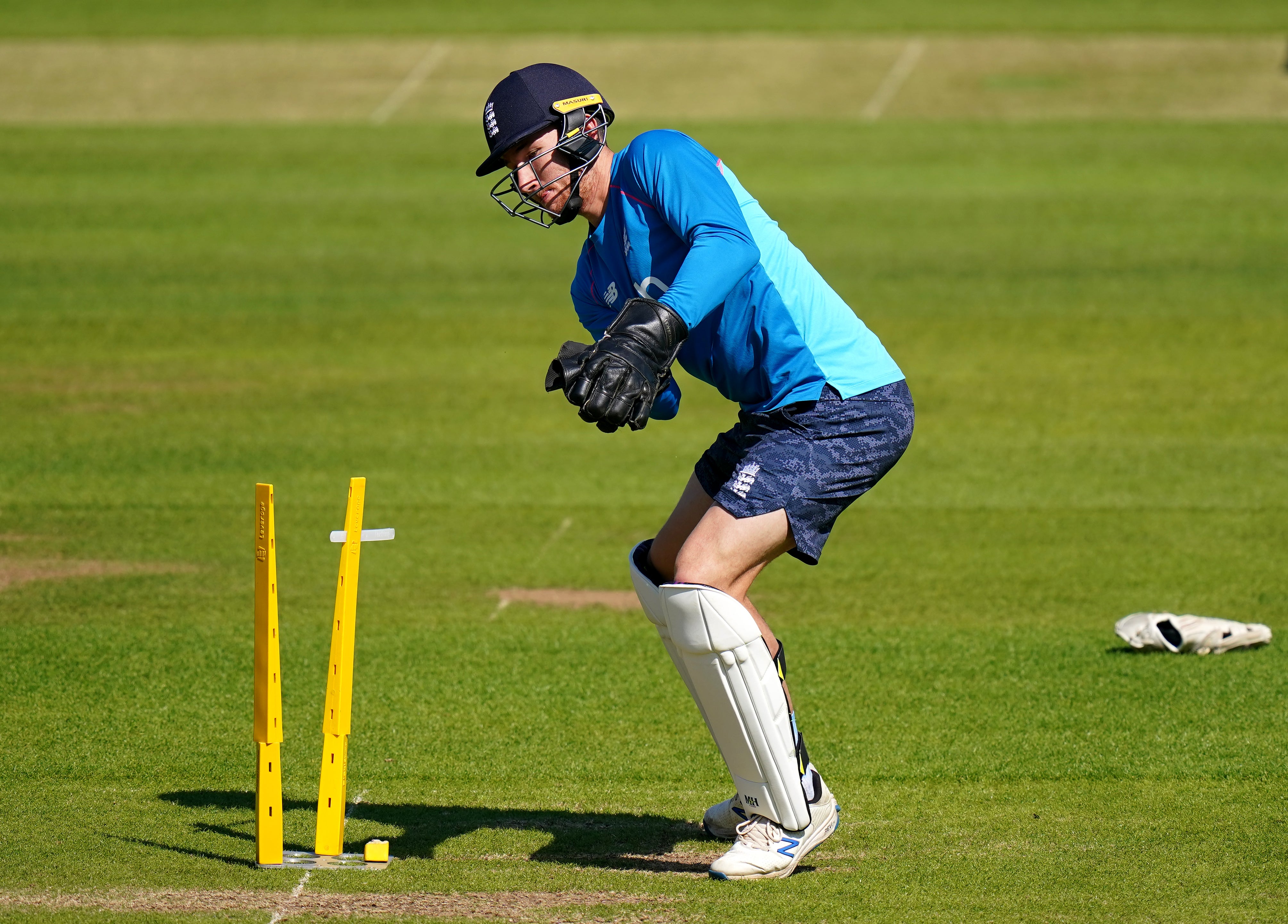 James Bracey in training