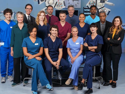 The cast of BBC show ‘Holby City’