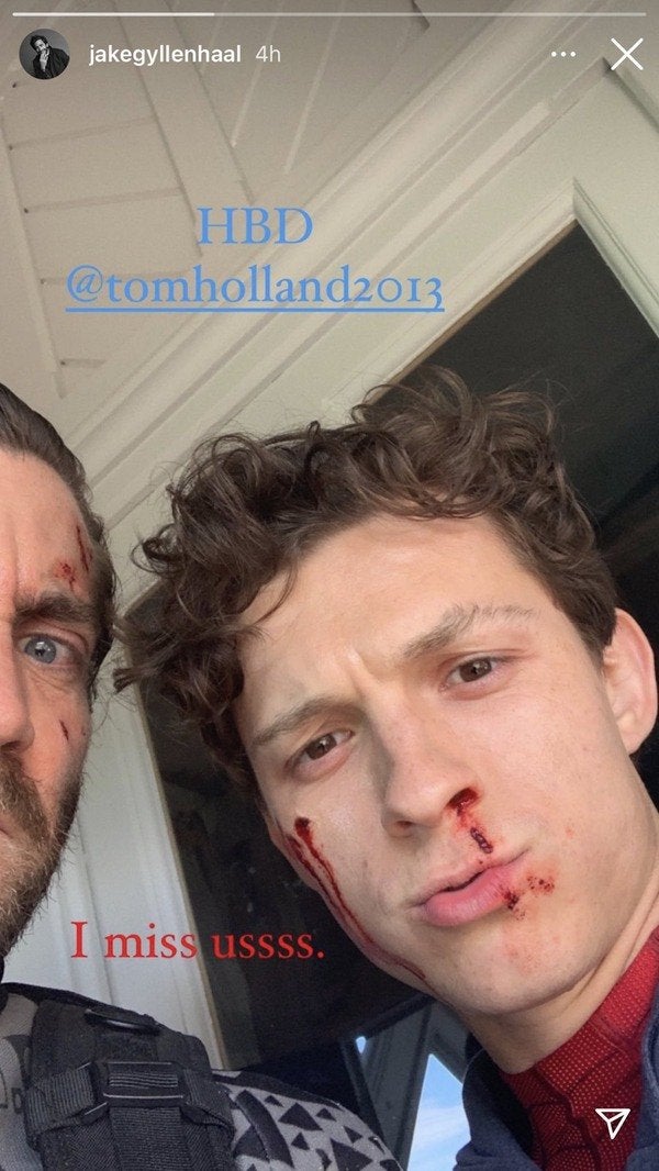 Jake Gyllenhaal has rekindled his ‘cute’ Tom Holland bromance with birthday message