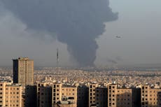 Massive fire breaks out at oil refinery near Iran's capital