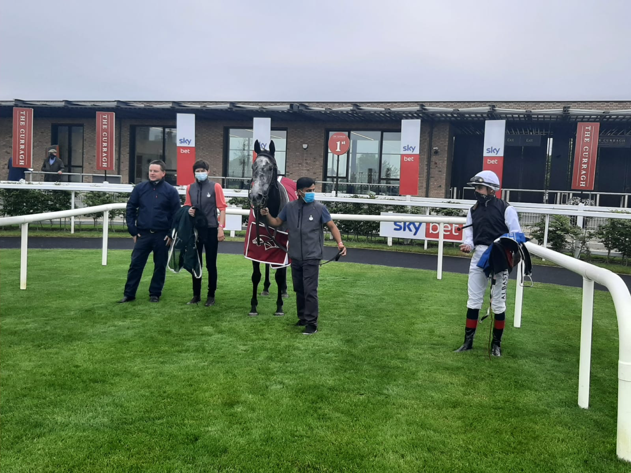 Paddy Twomey (left) with Sonaiyla and Ronan Whelan