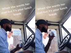 USPS worker applauded for using music to drown out ‘Karen’ attempting to interrupt his lunch 