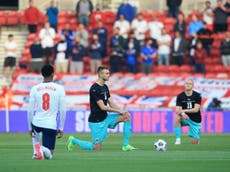 Gareth Southgate condemns fans who booed England players taking a knee