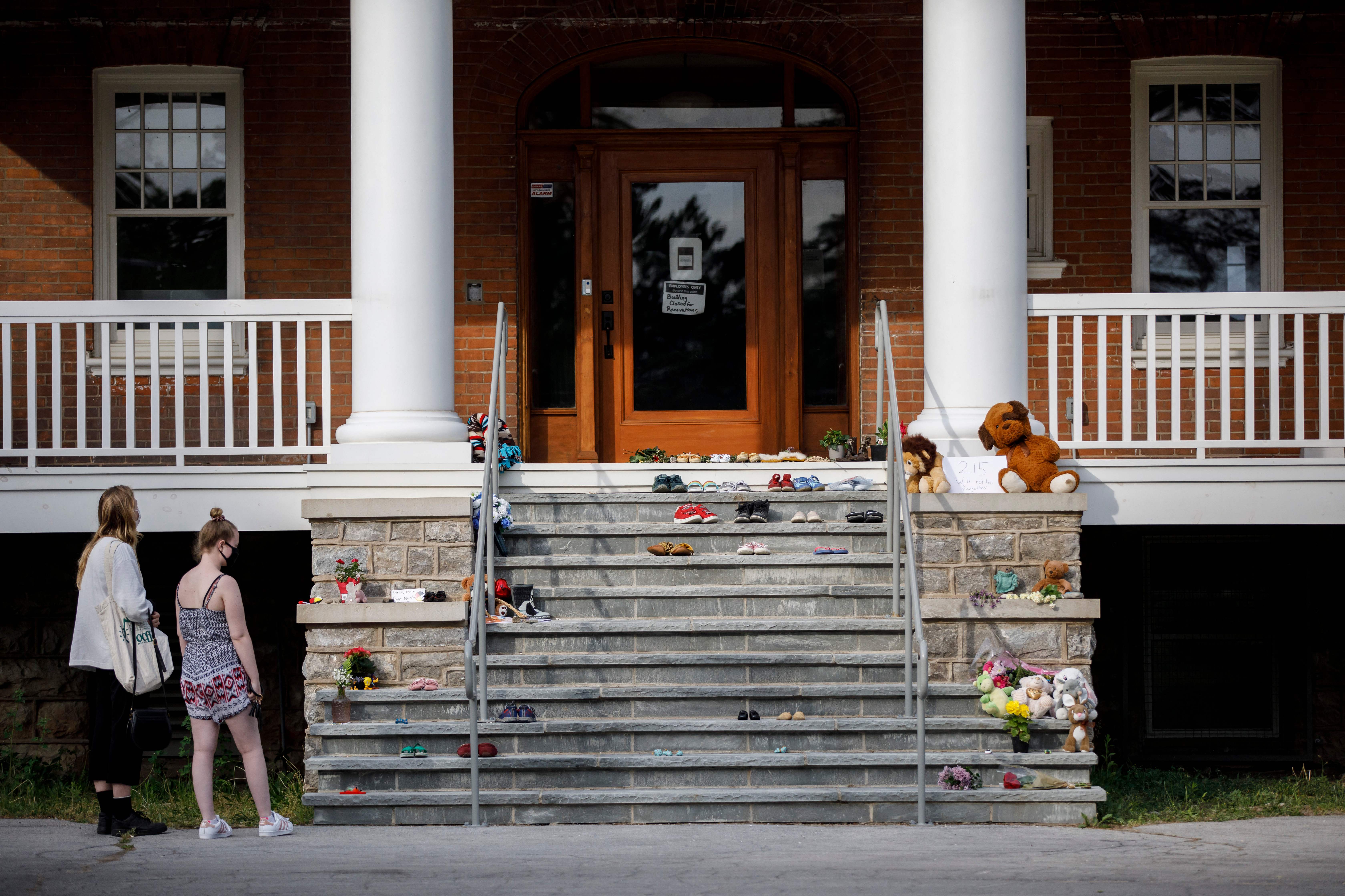 Remains of 215 children were found at a former residential school in Canada