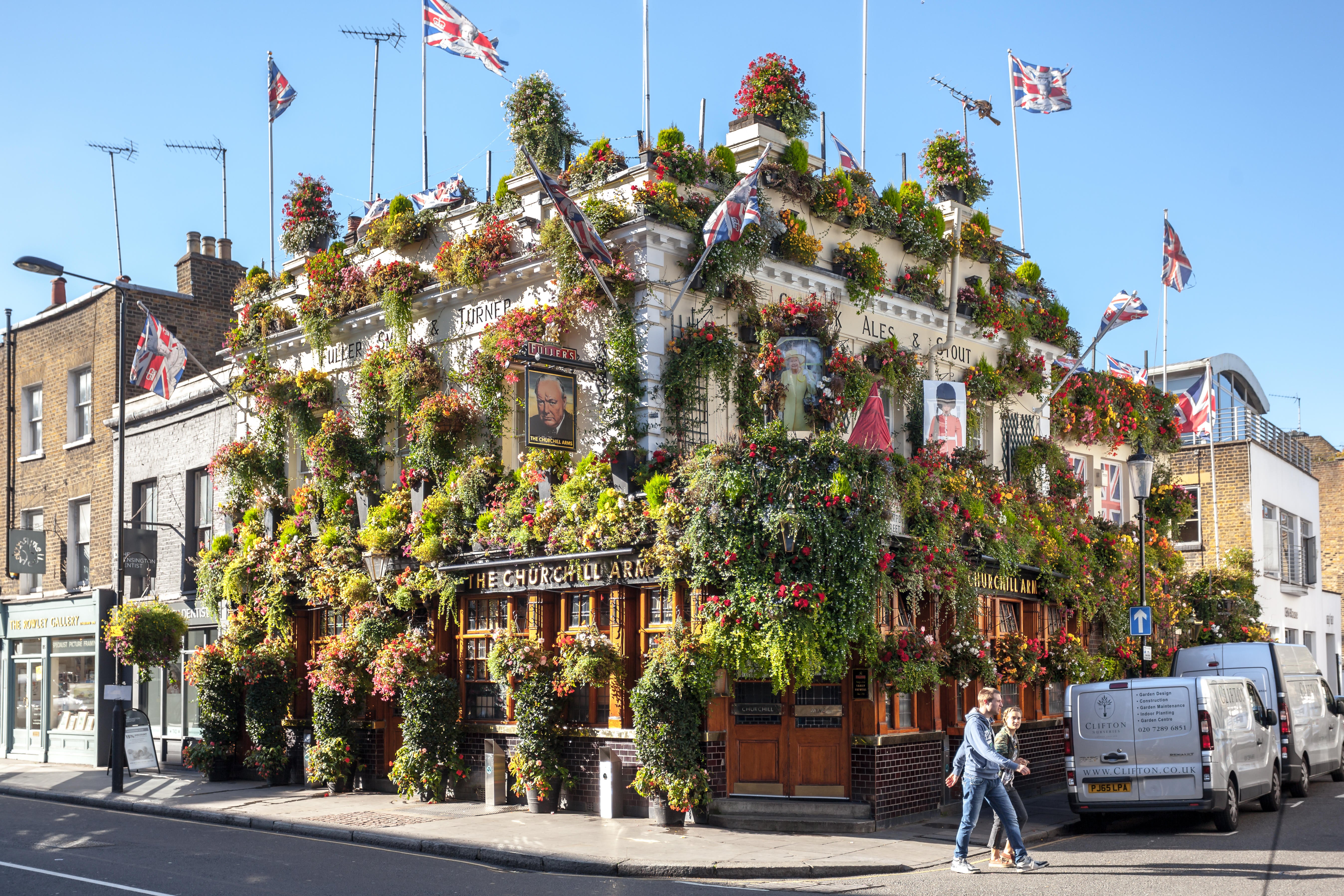 The Churchill arms pub