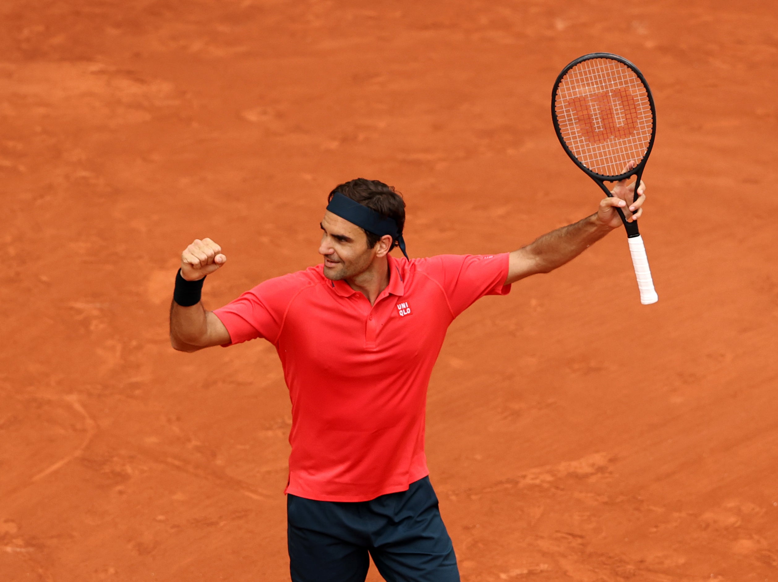 2009 French Open champion Roger Federer