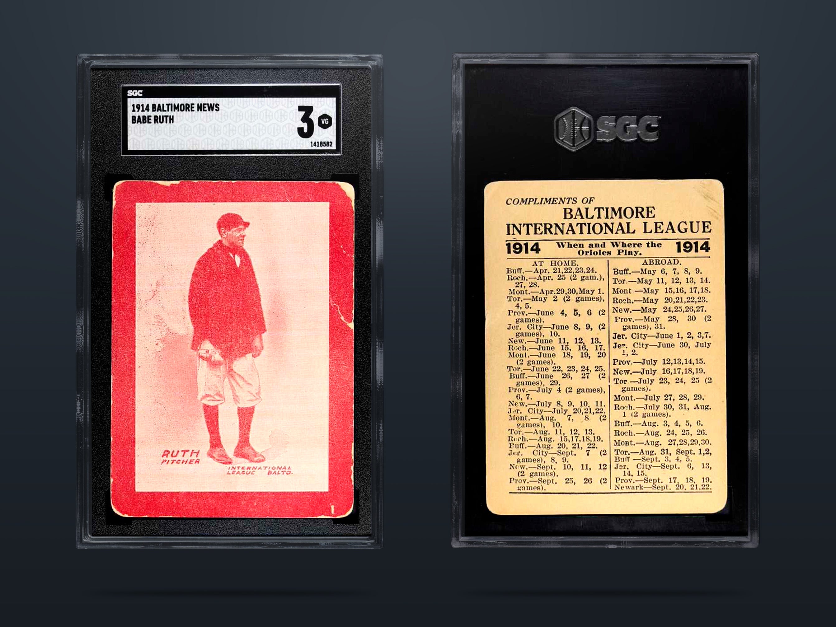 The ‘pre-rookie’ card was the first to feature the Major League Baseball (MLB) icon as a player at 19-years-old