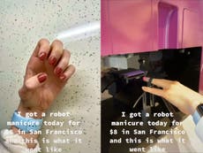 Viral TikTok of ‘robot manicure’ sparks debate about role of automation in future: ‘Rise of the machines’ 