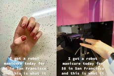 Viral TikTok of ‘robot manicure’ sparks debate about role of automation in future: ‘Rise of the machines’