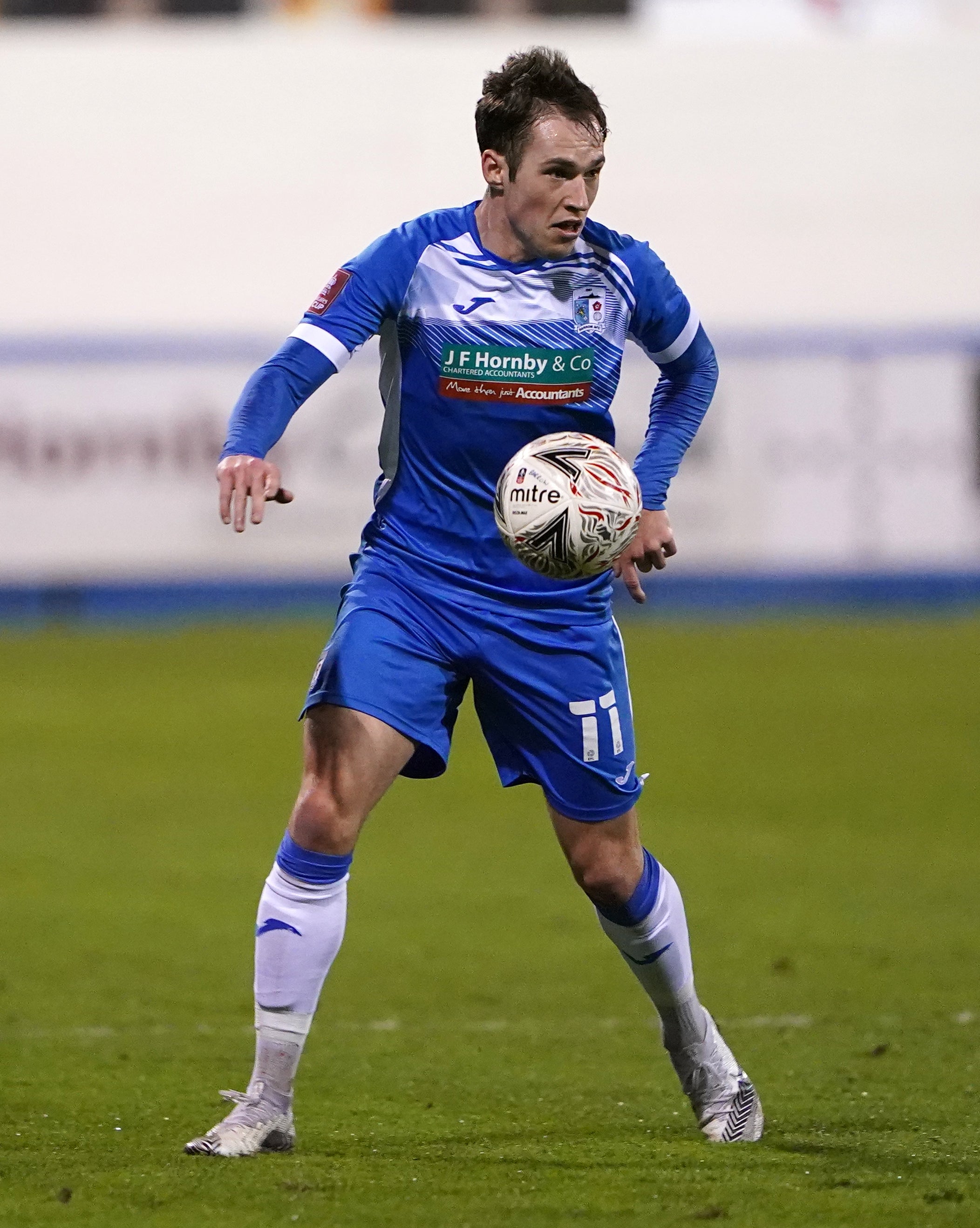 Josh Kay joined Barrow after leaving Chesterfield in 2018