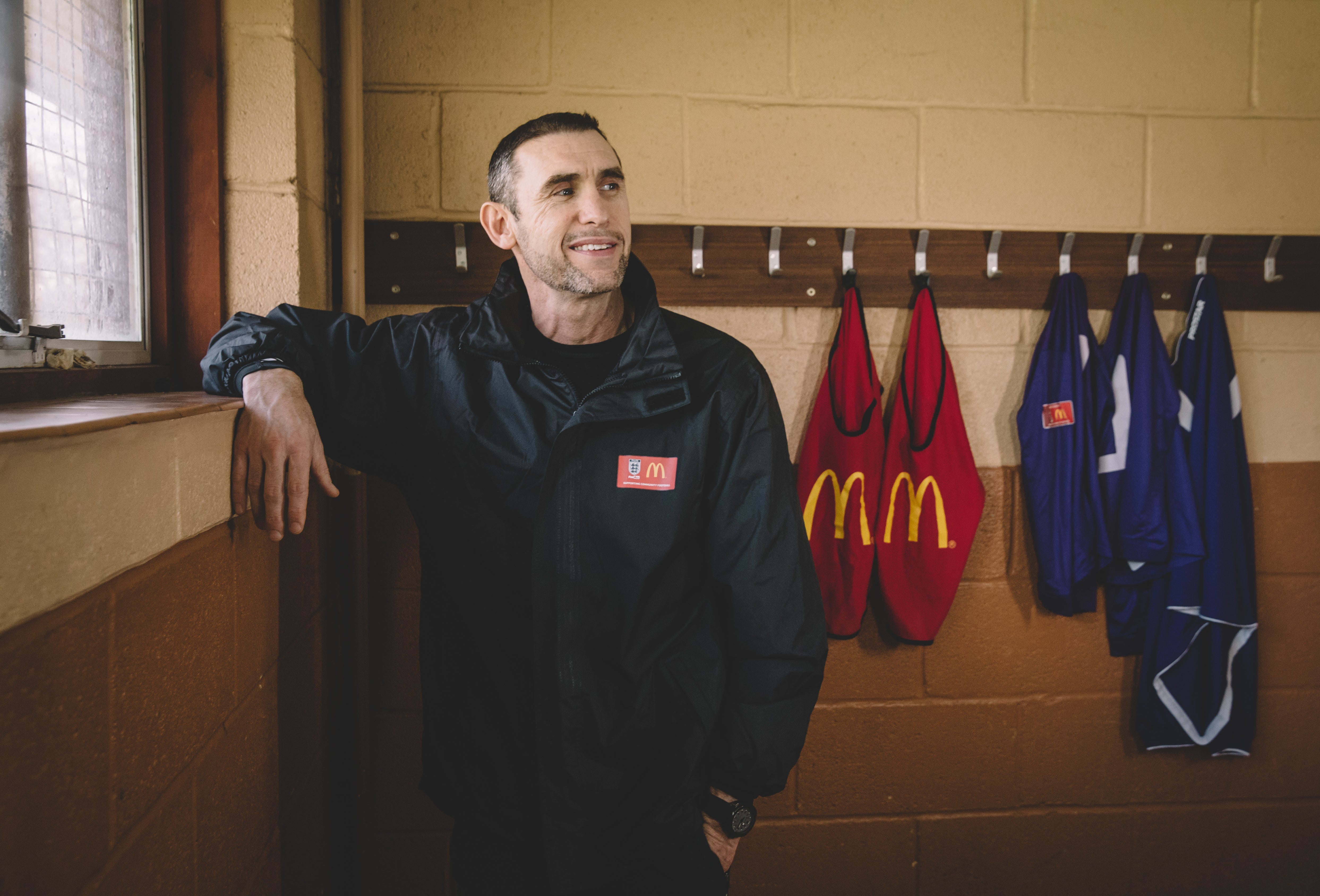 Former England defender Martin Keown is an ambassador for McDonald’s Fun Football programme. (McDonalds)