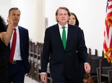 Trump news – live: Former aide McGahn starts testifying to Congress after two year block by former president