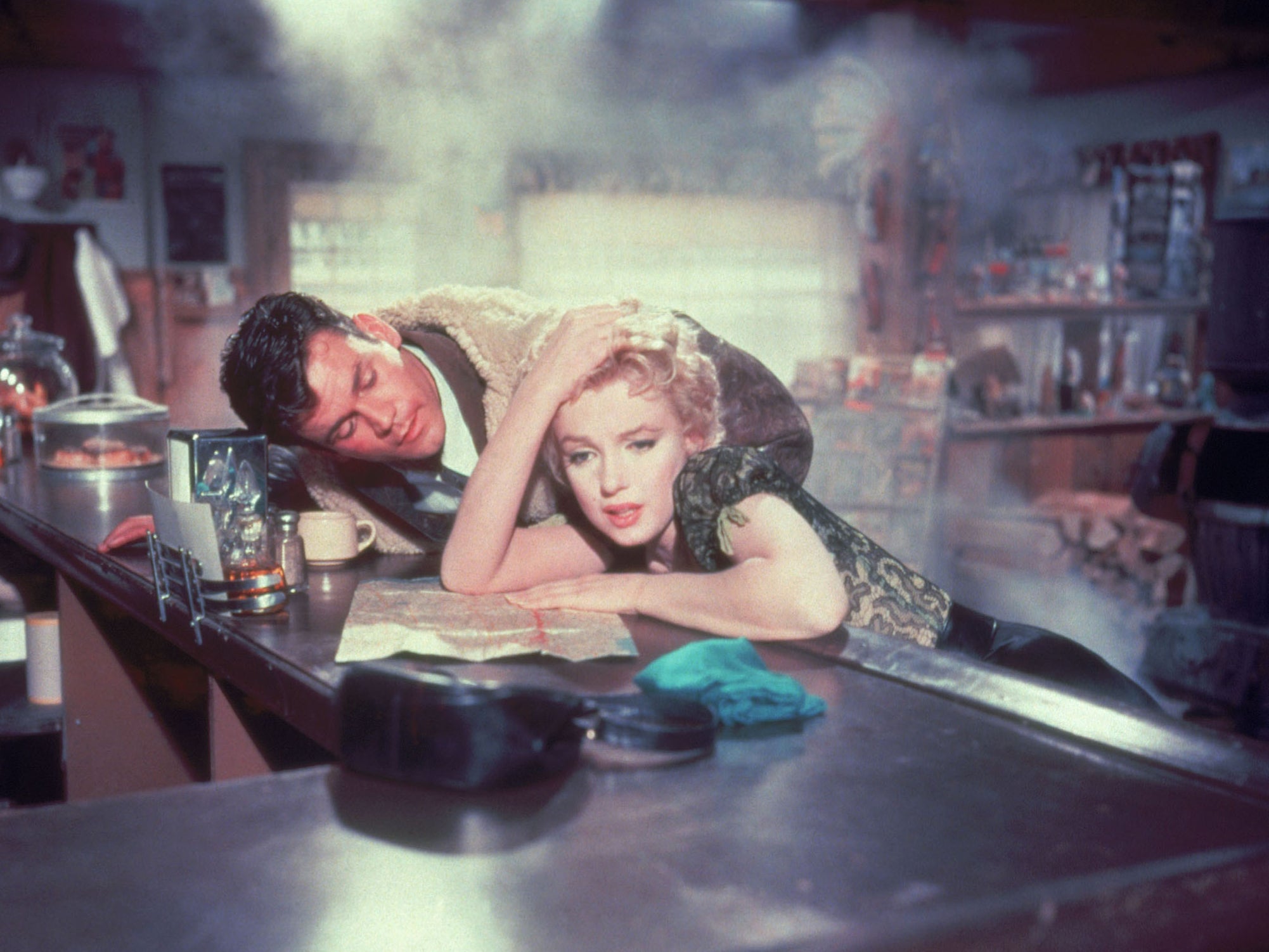 Barflies: Don Murray as Beuregard ‘Bo’ Decker and Monroe as Cherie in ‘Bus Stop'