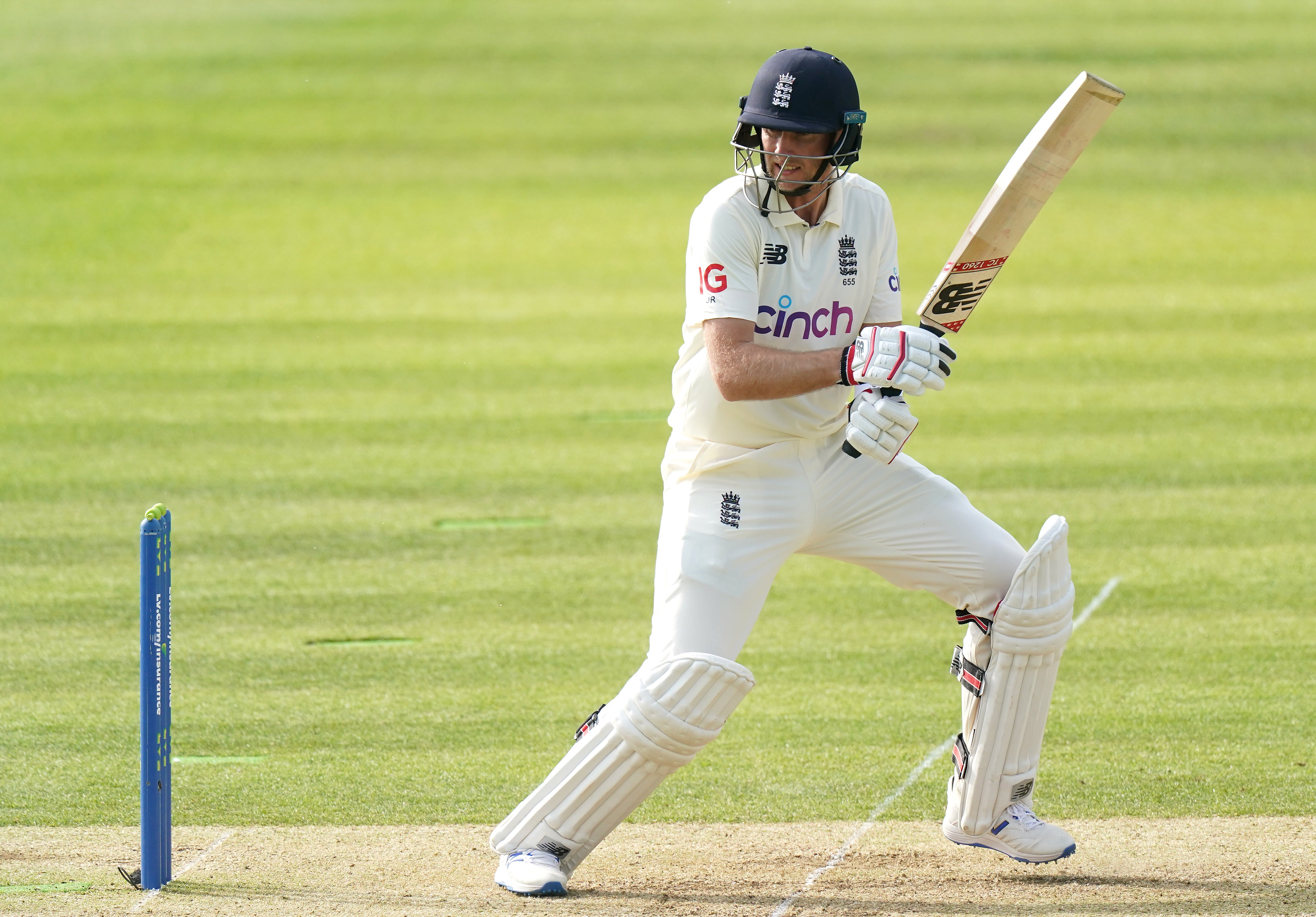 Joe Root, pictured, has struggled against New Zealand's Colin de Grandhomme (Adam Davy/PA)