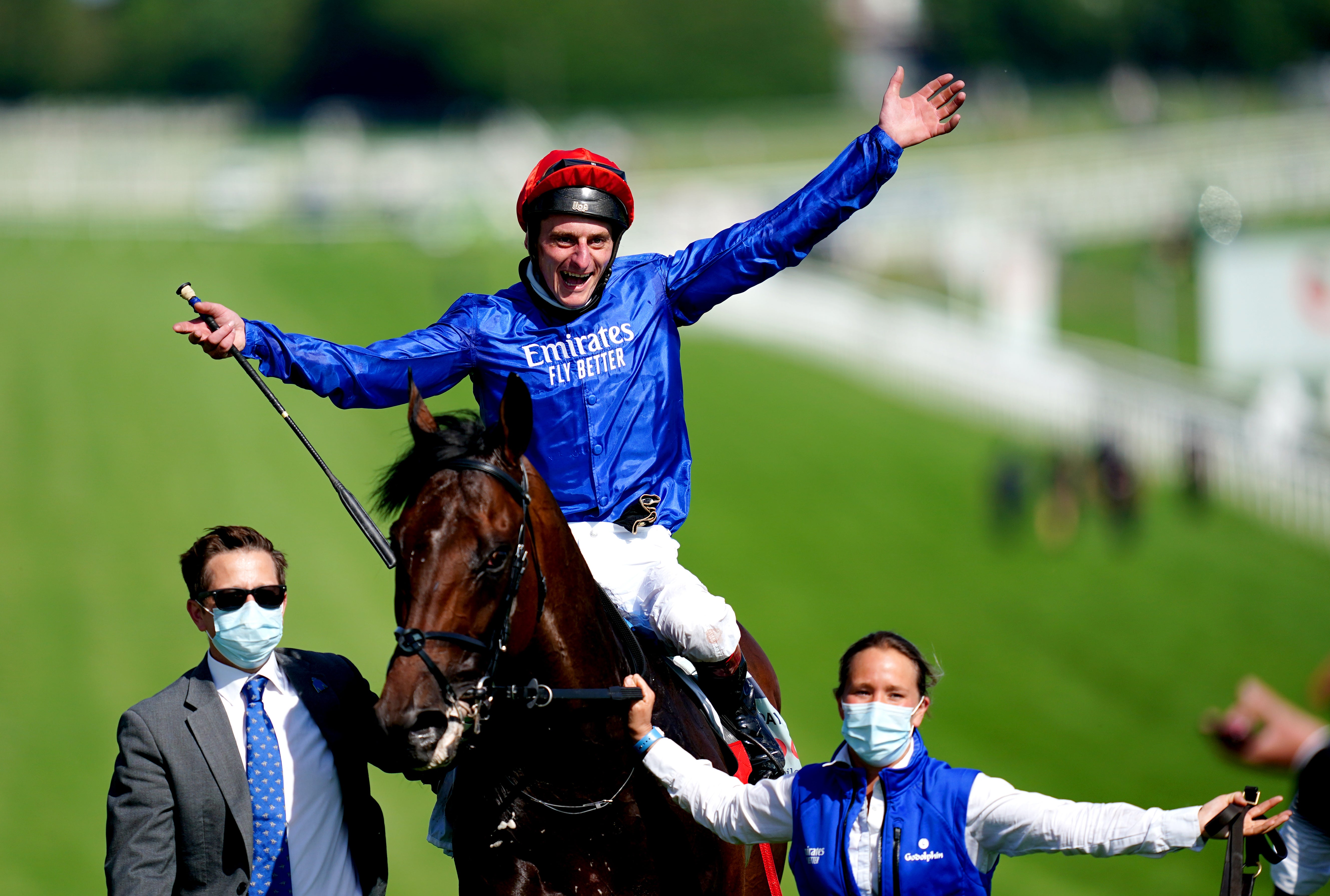 Adam Kirby is still on cloud nine after winning the Cazoo Derby on Adayar